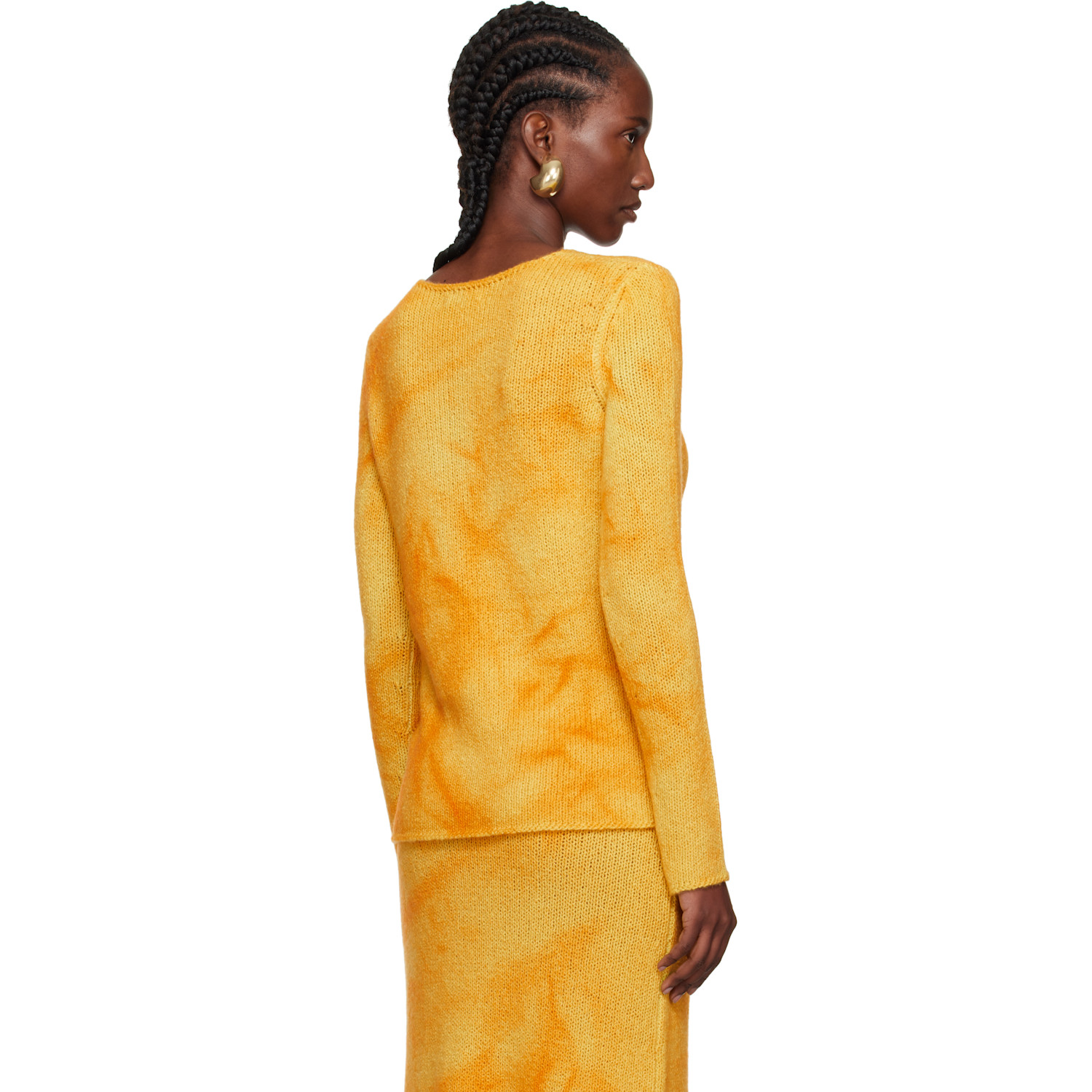  Gabriela Hearst Yellow Chivall Sweater 