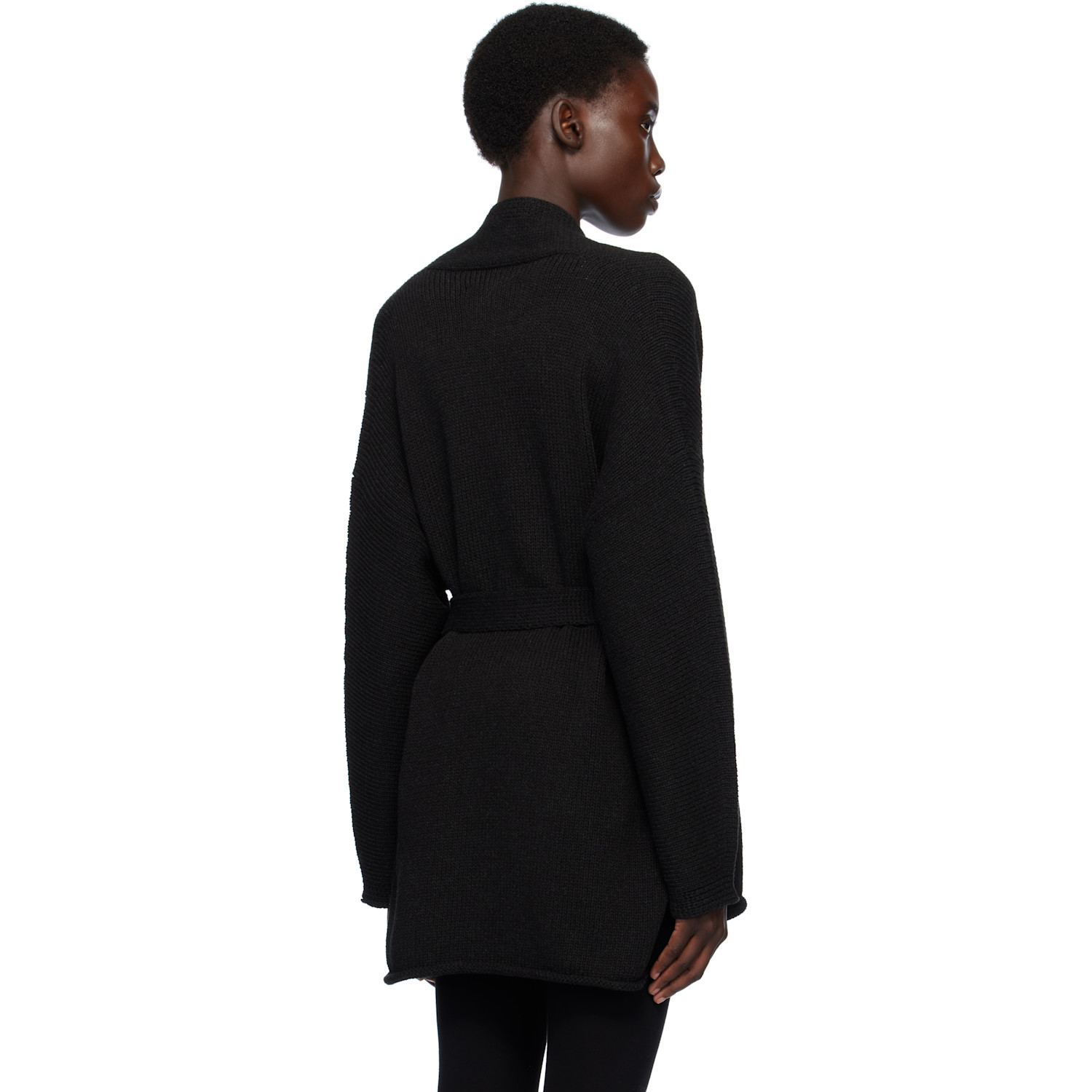  Lauren Manoogian Black Coto Cardigan 