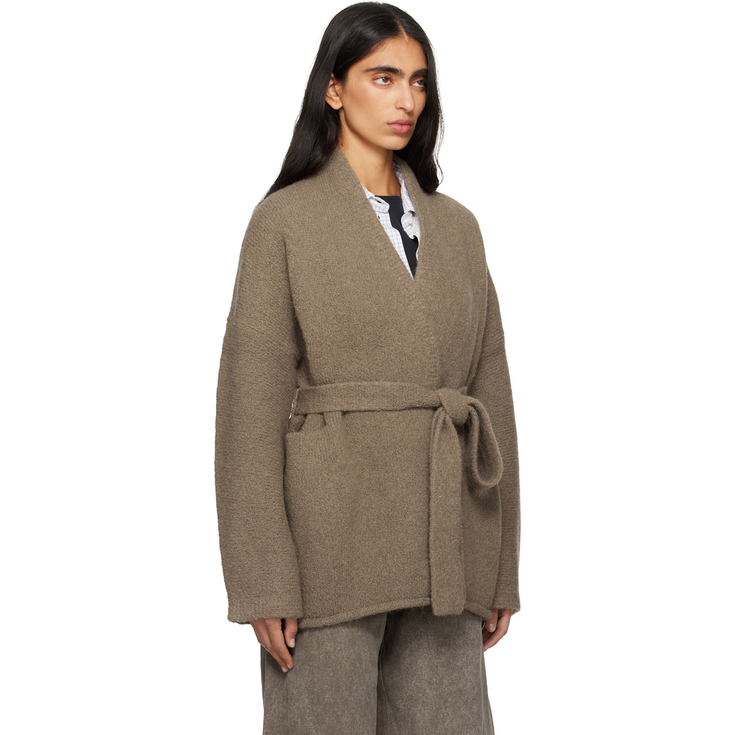  Lauren Manoogian Beige Coto Cardigan 