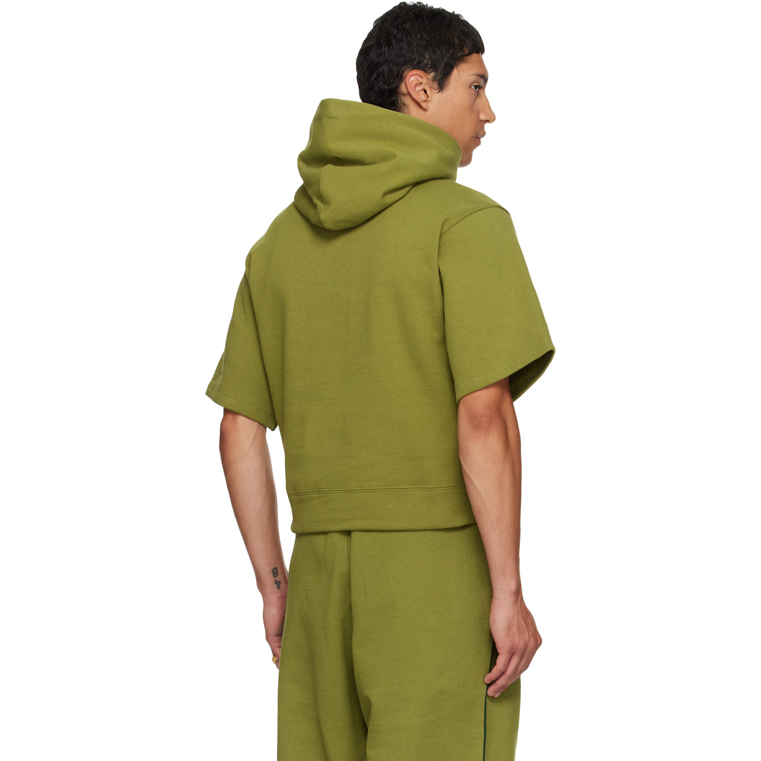  Veneda Carter Ssense Exclusive Green Short Sleeve Hoodie 