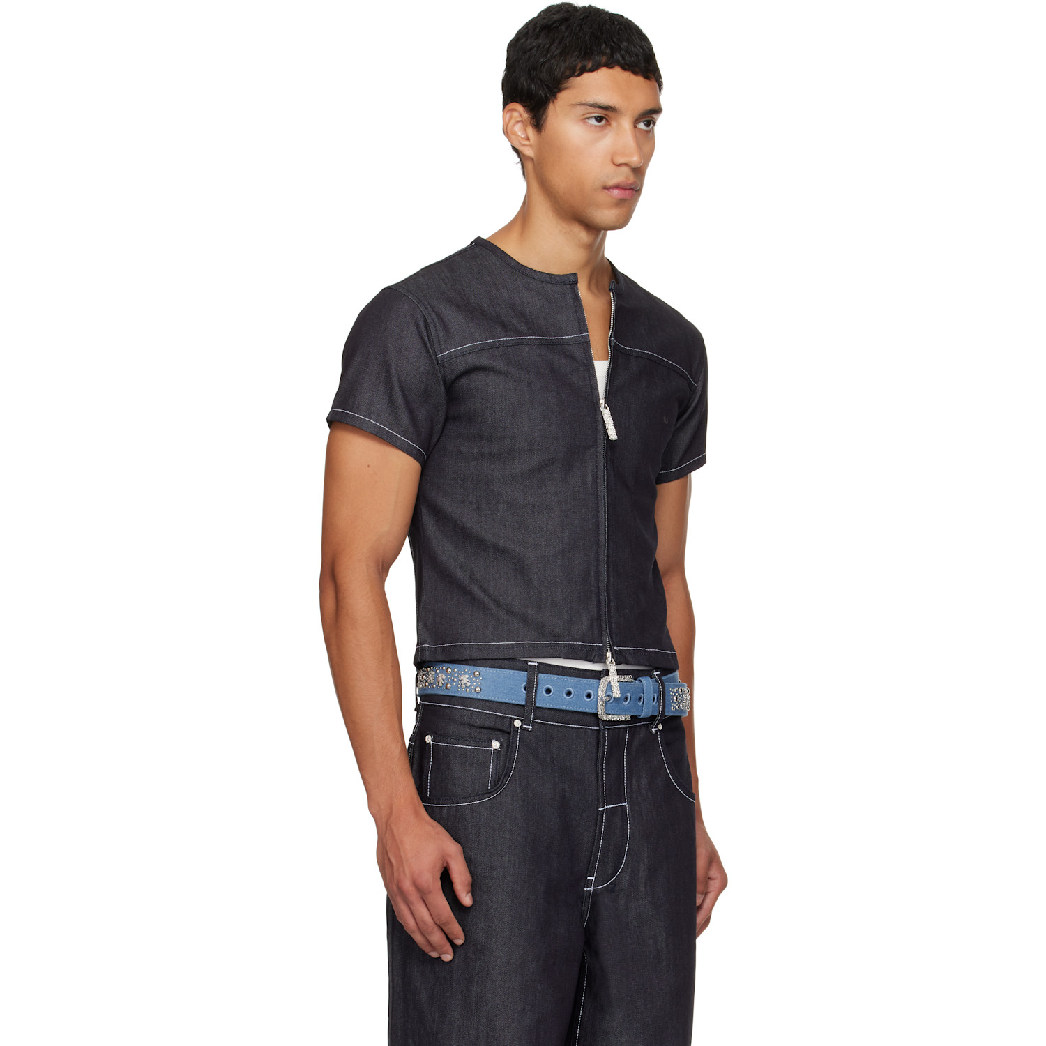  Veneda Carter Ssense Exclusive Navy Toni Denim T-shirt 