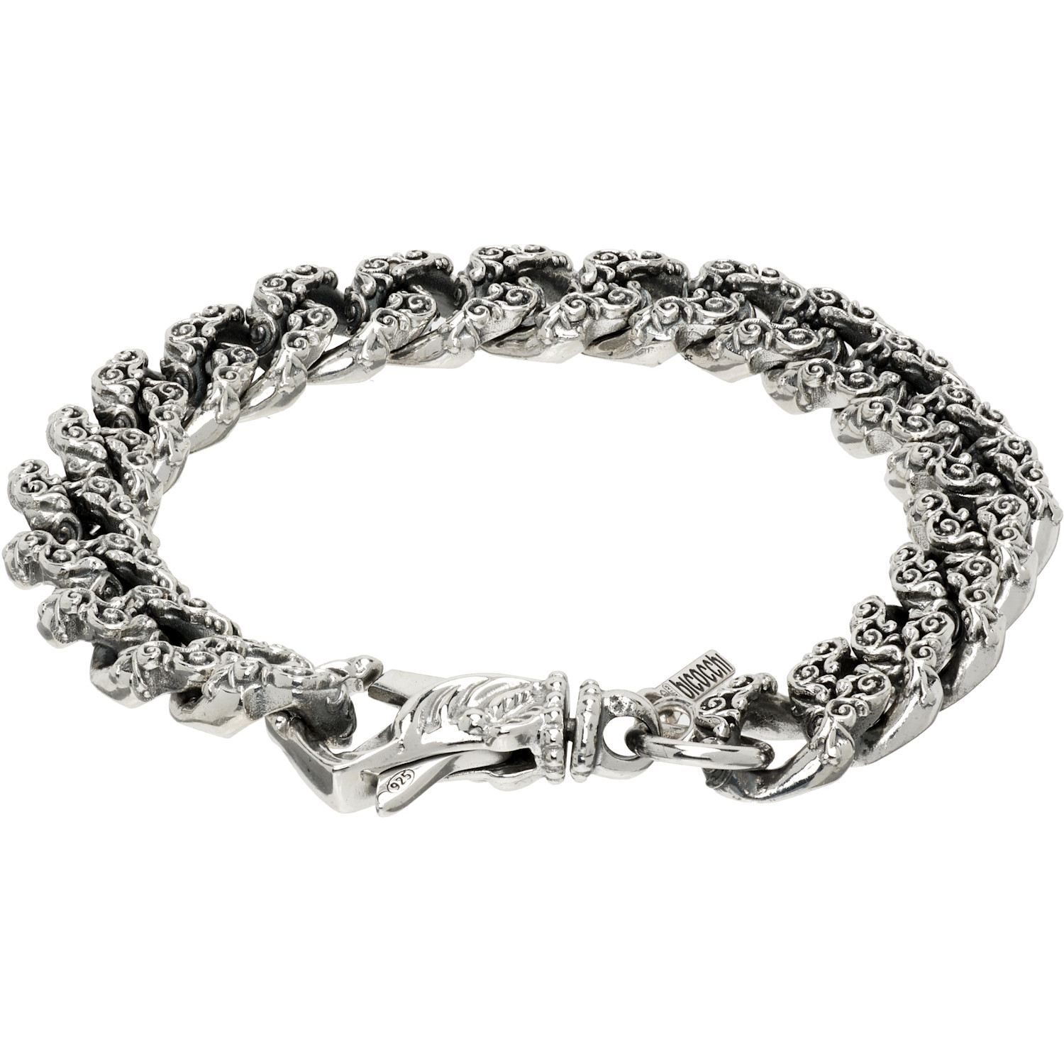  Emanuele Bicocchi Small Flourish Chain Bracelet 