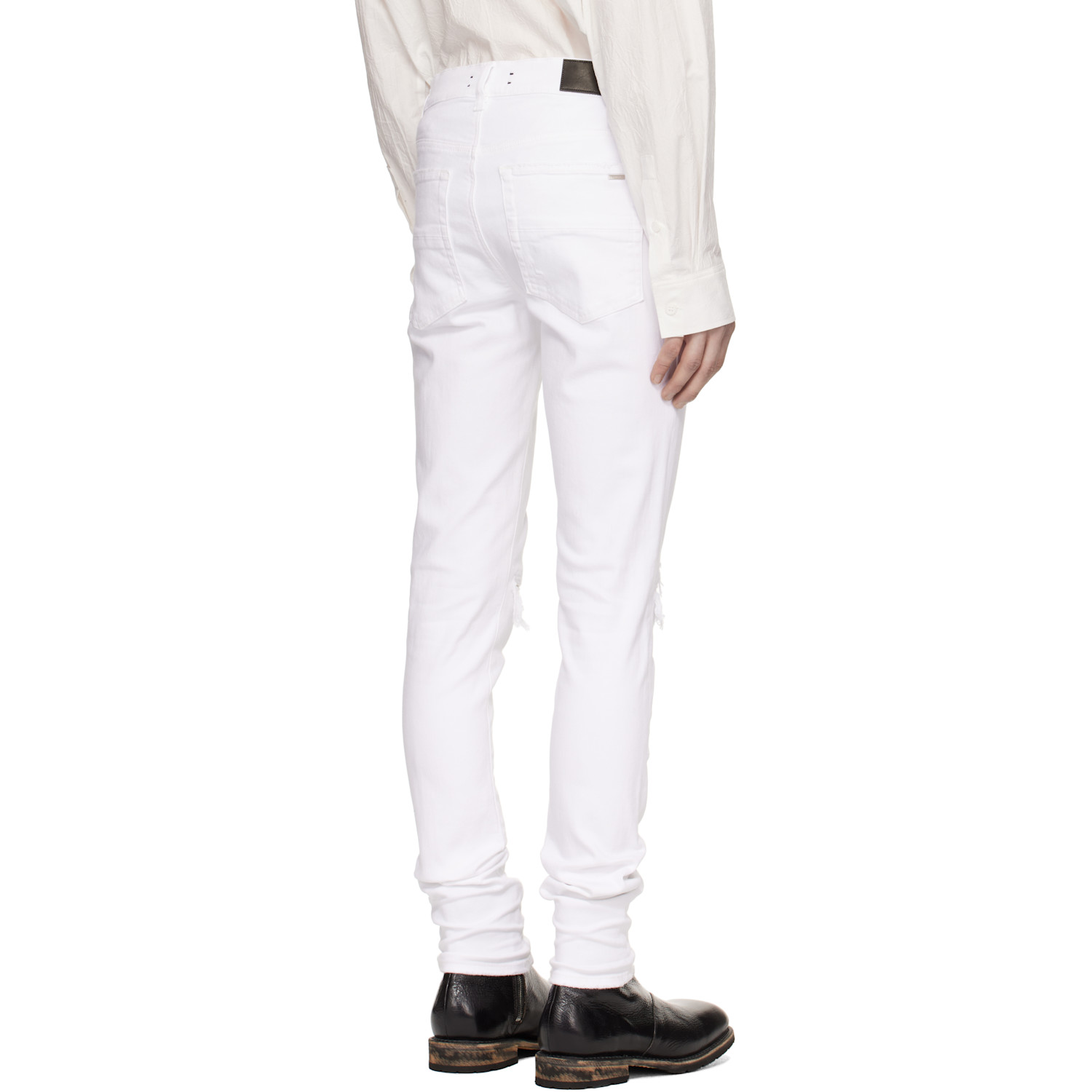  Amiri White Mx1 Jeans 