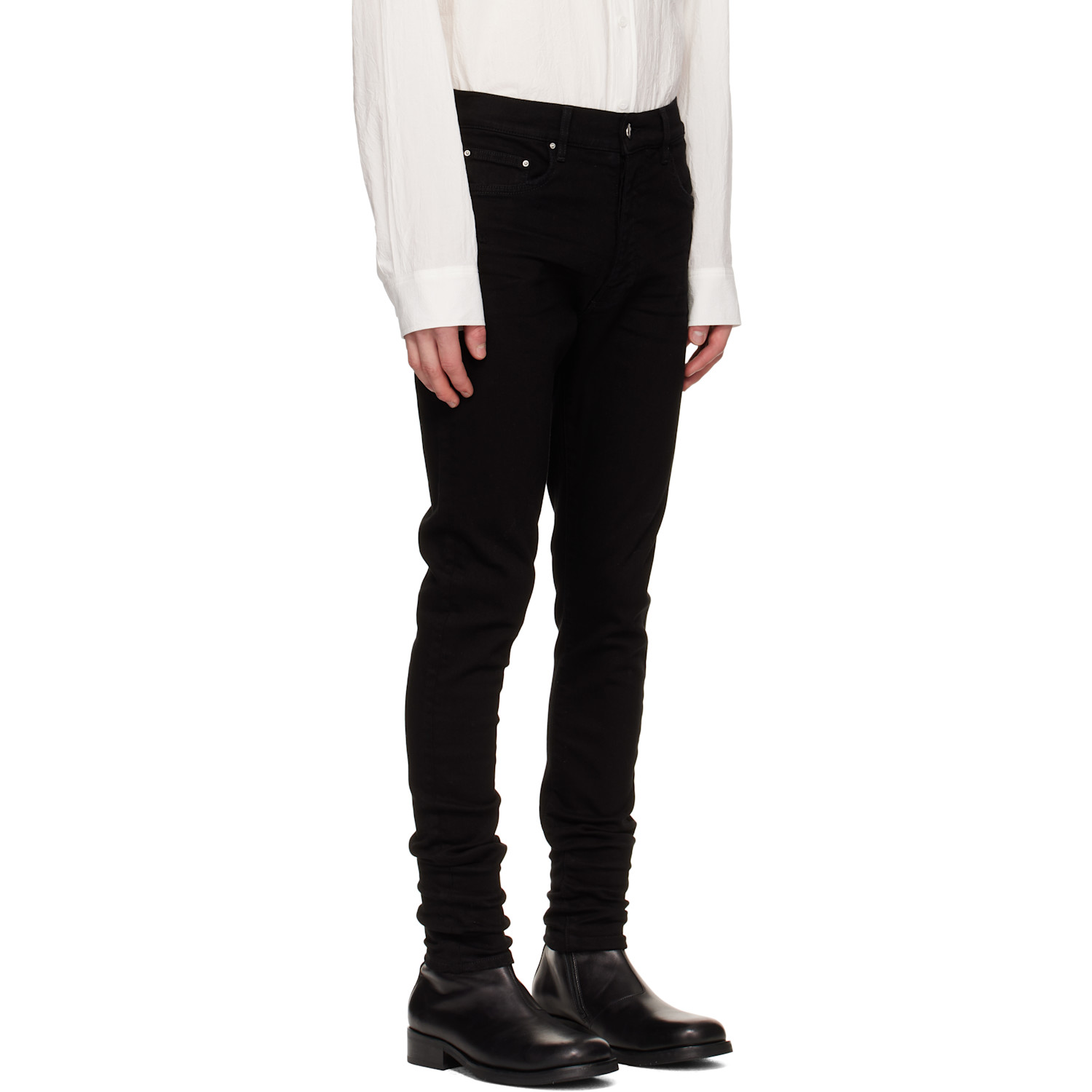  Amiri Black Stack Jeans 