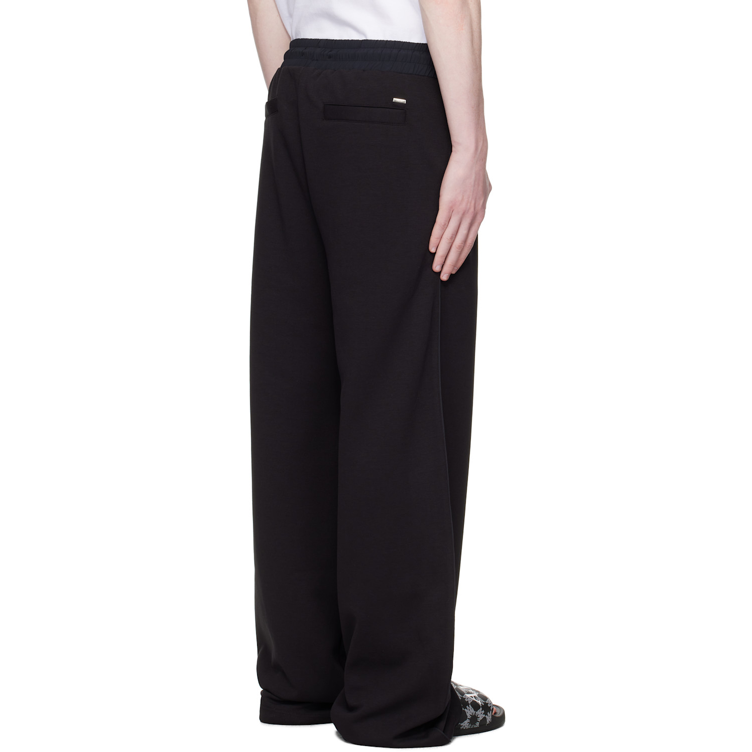  Amiri Black Lounge Track Sweatpants 