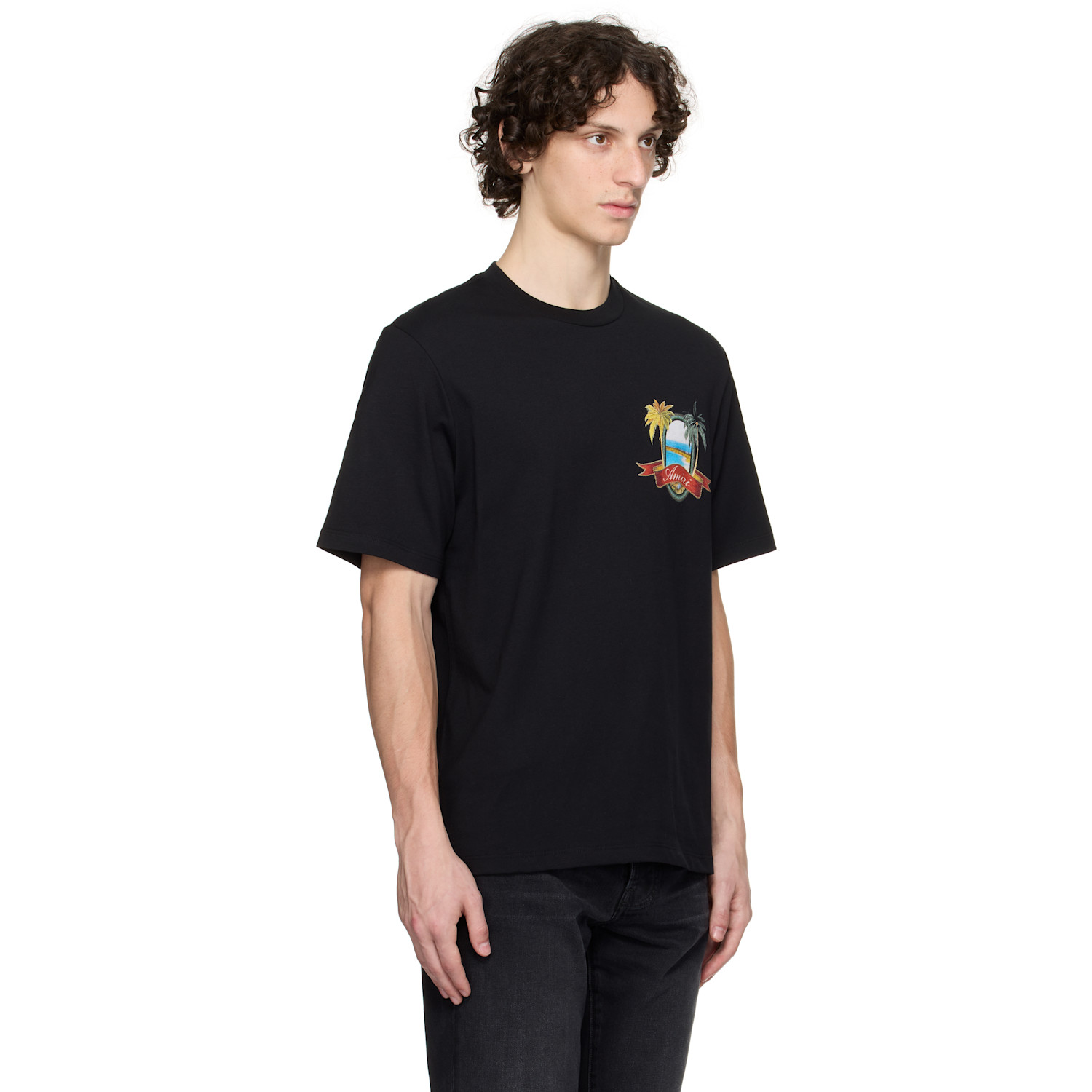  Amiri Black 'amiri Ma Paradise' T-shirt 