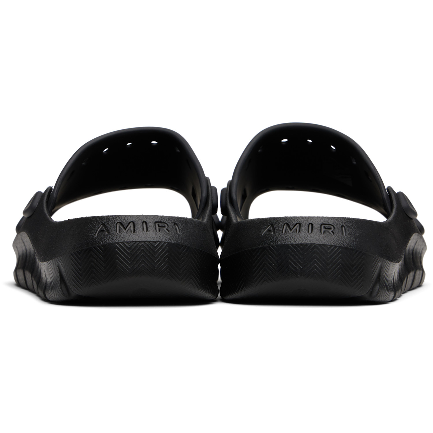  Amiri Black Sunday Pool Slides 