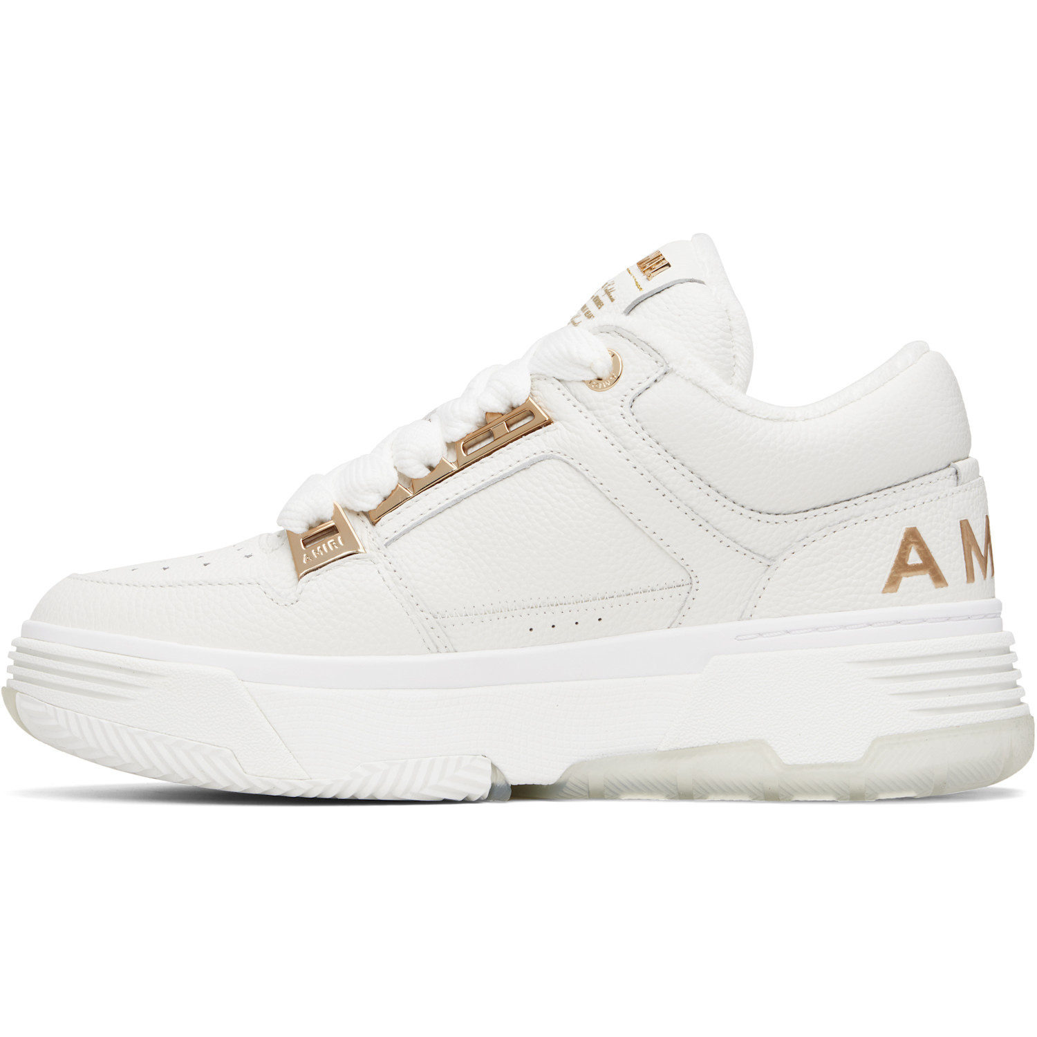  Amiri White Metallic Ma-1 Sneakers 