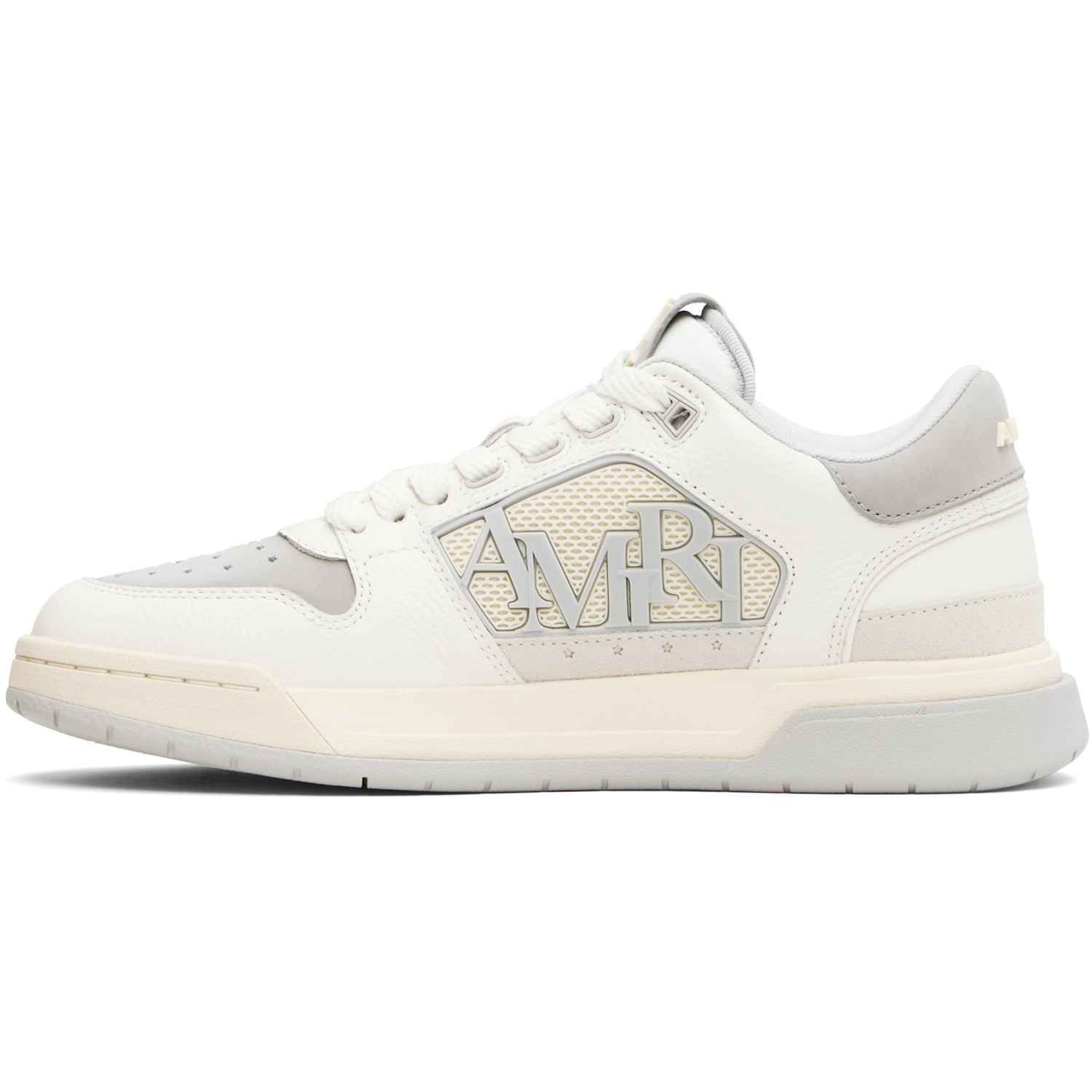  Amiri White & Gray Classic Low Sneakers 