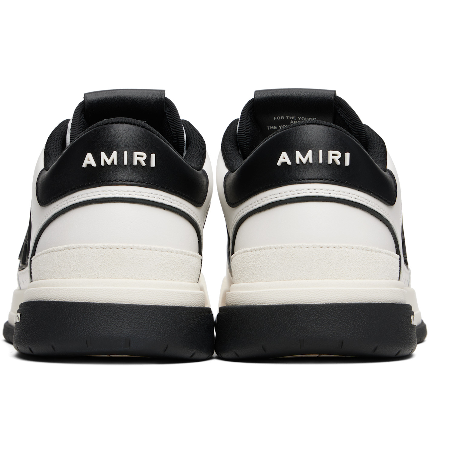  Amiri White & Black Classic Low Sneakers 