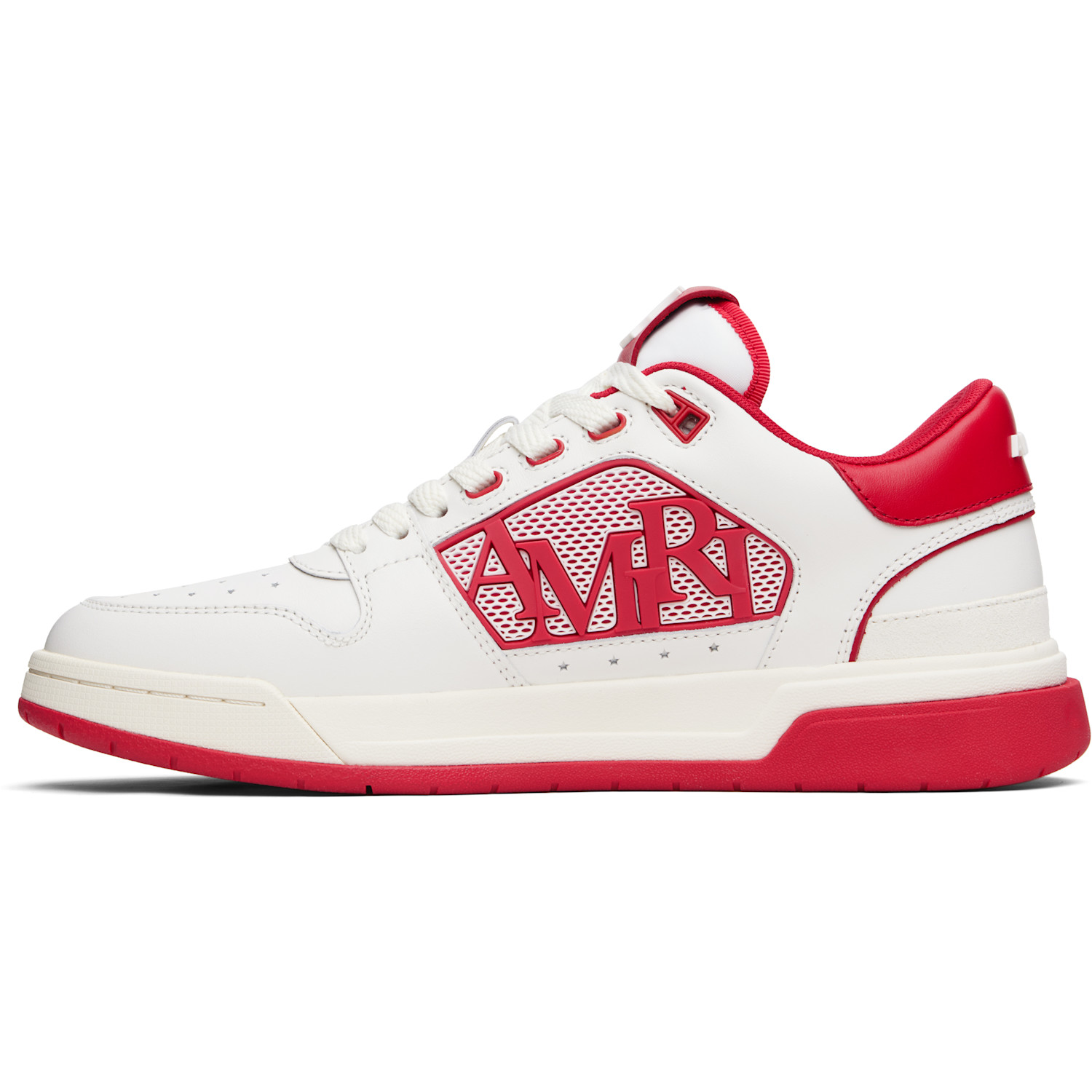  Amiri White & Red Classic Low Sneakers 