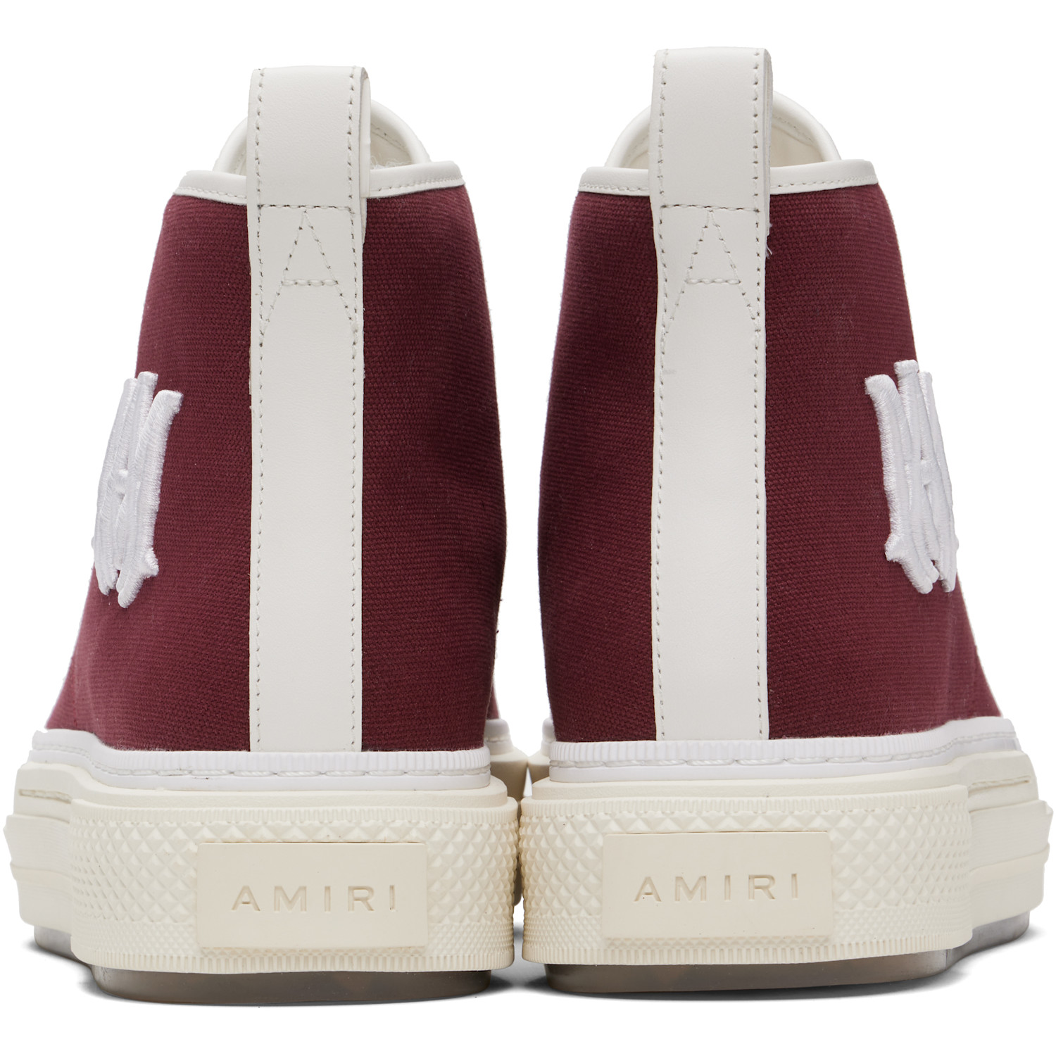  Amiri Burgundy Court Hi Sneakers 