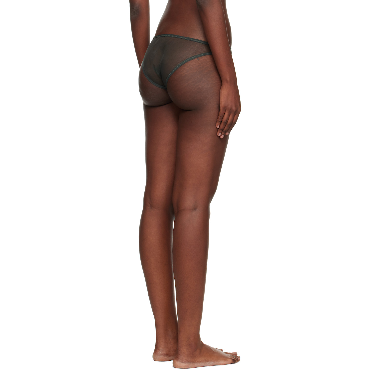  Yasmine Eslami Khaki Jeanne Briefs 