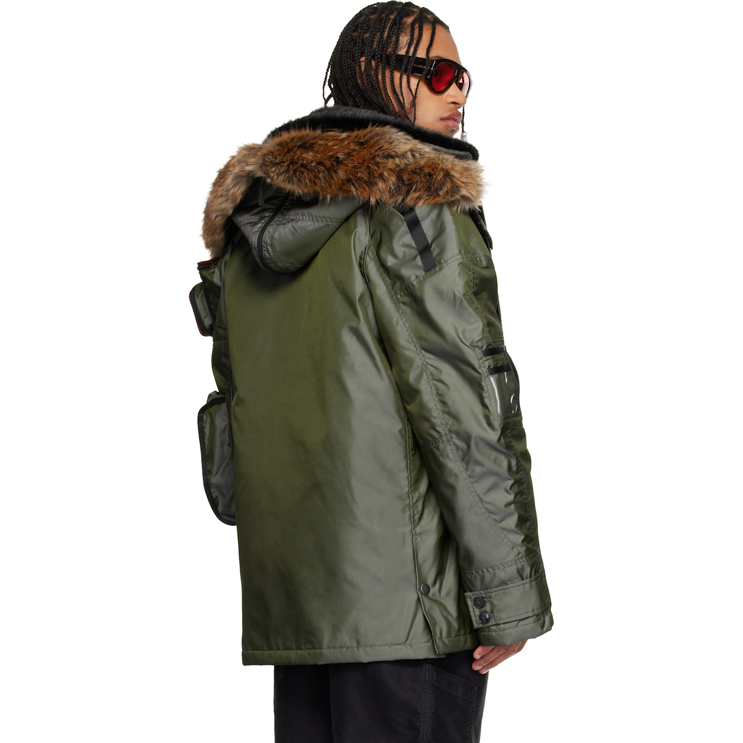  Martine Rose Gray Bumbag Coat 