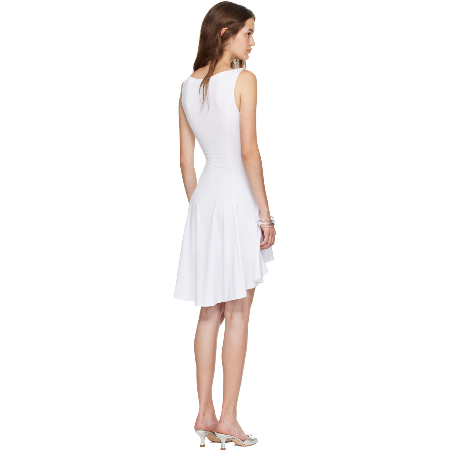  Guizio White Daye Minidress 
