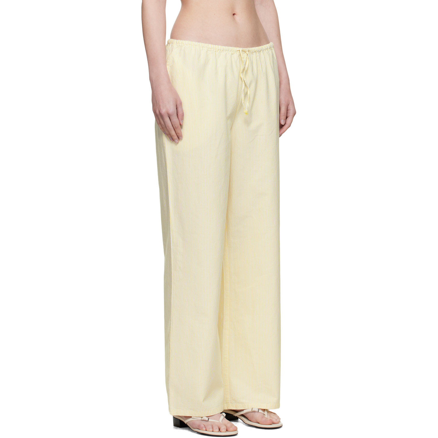  Guizio Yellow Stripe Lounge Pants 