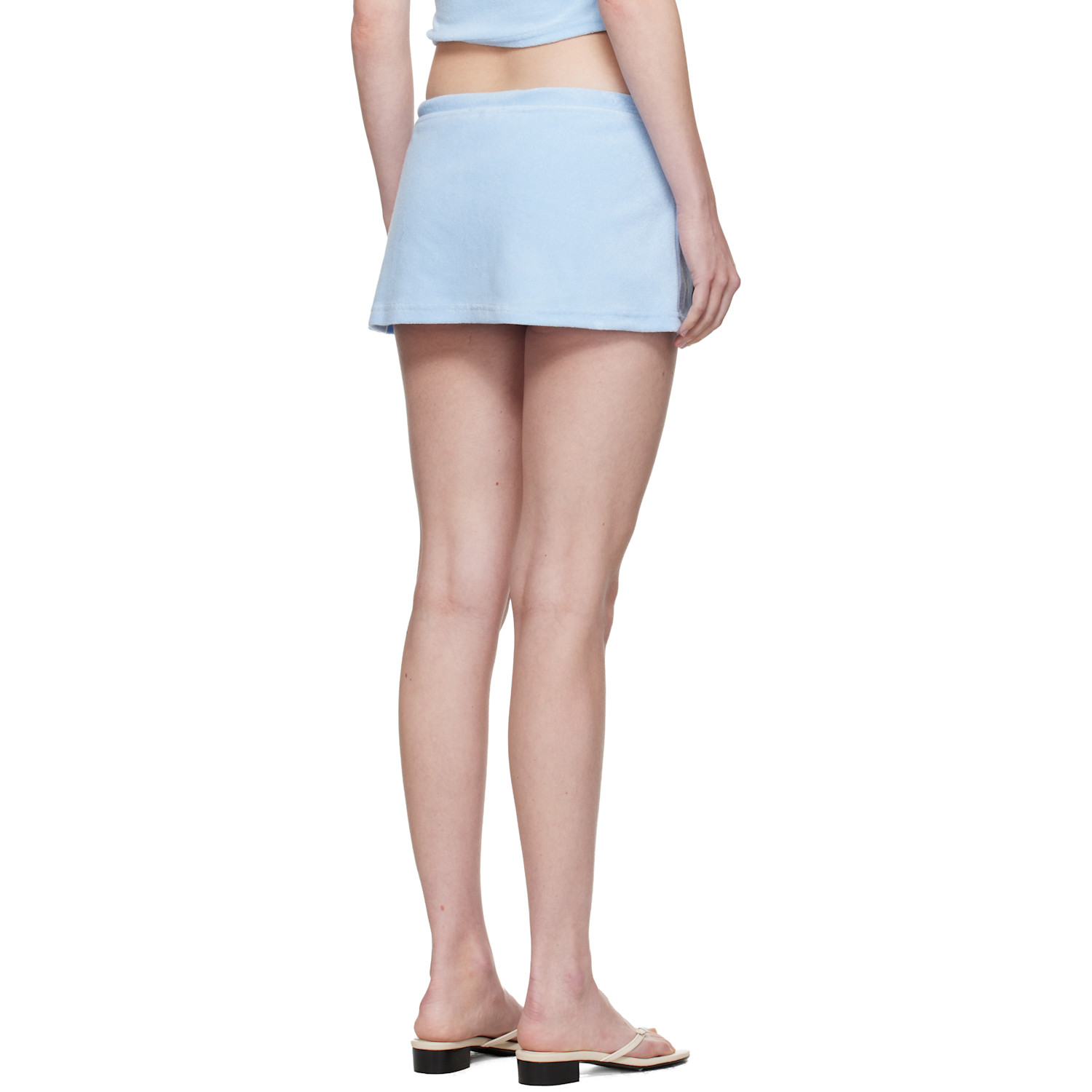  Guizio Blue Dani Terry Mini Skort 