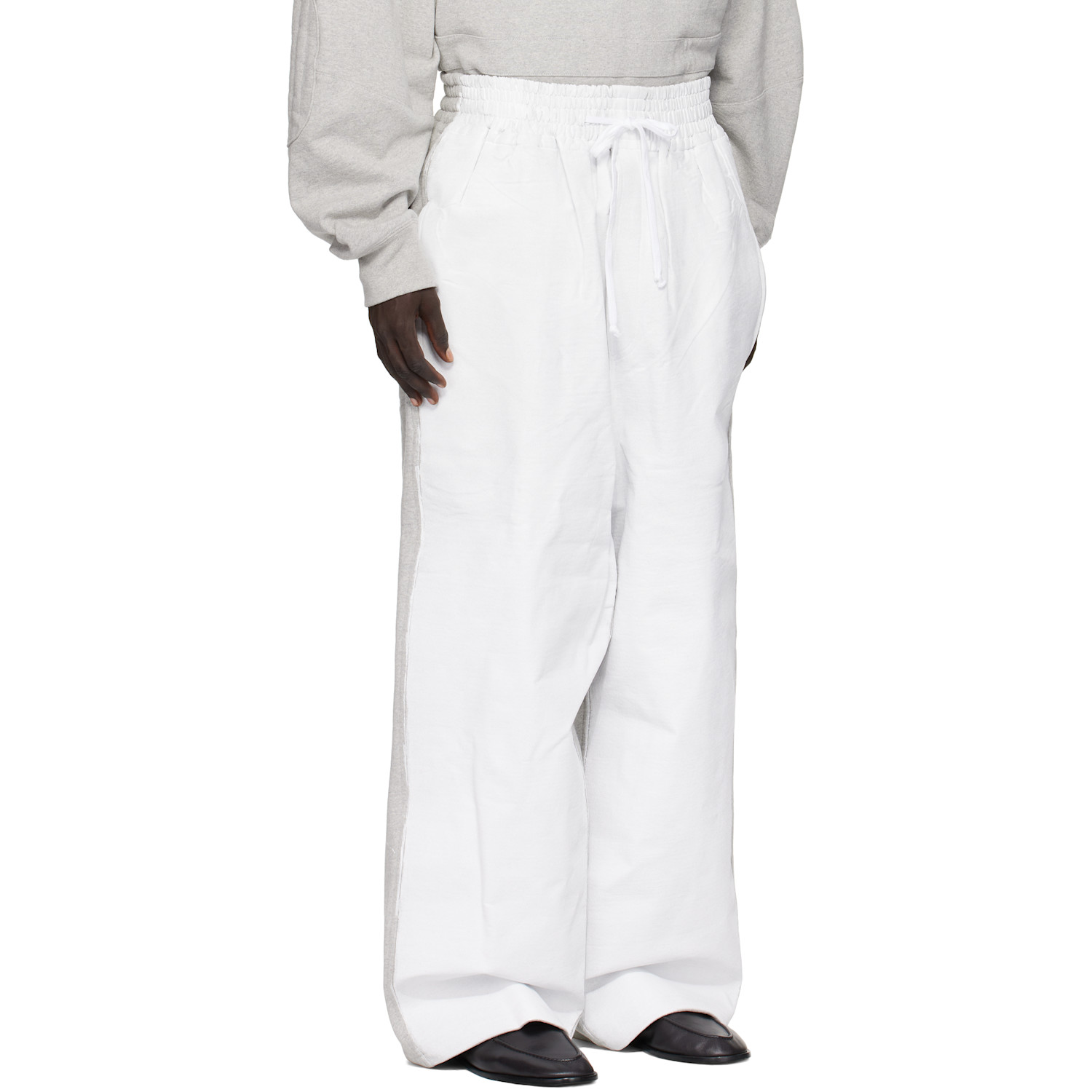  Hed Mayner Gray Painted Sweatpants 