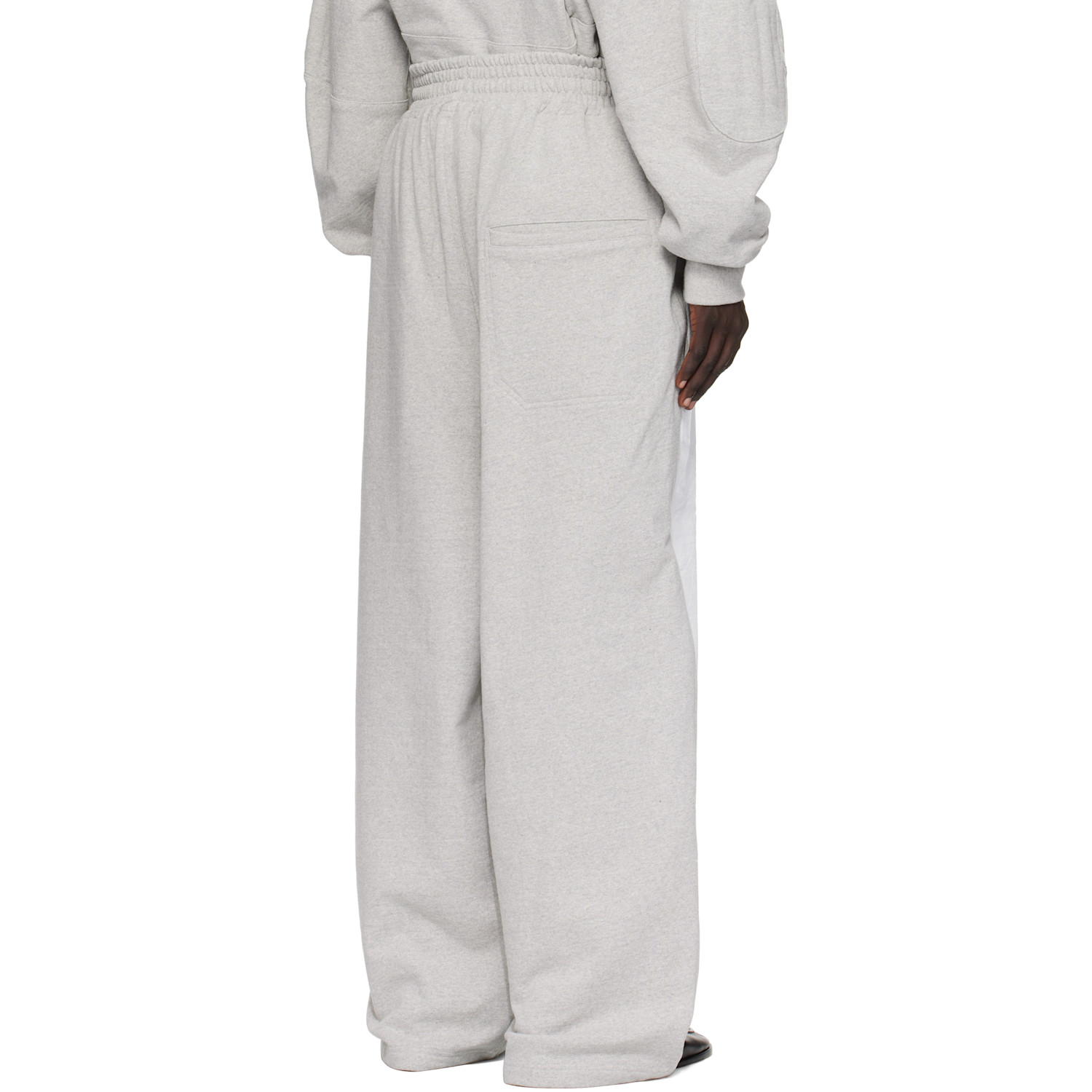  Hed Mayner Gray Painted Sweatpants 