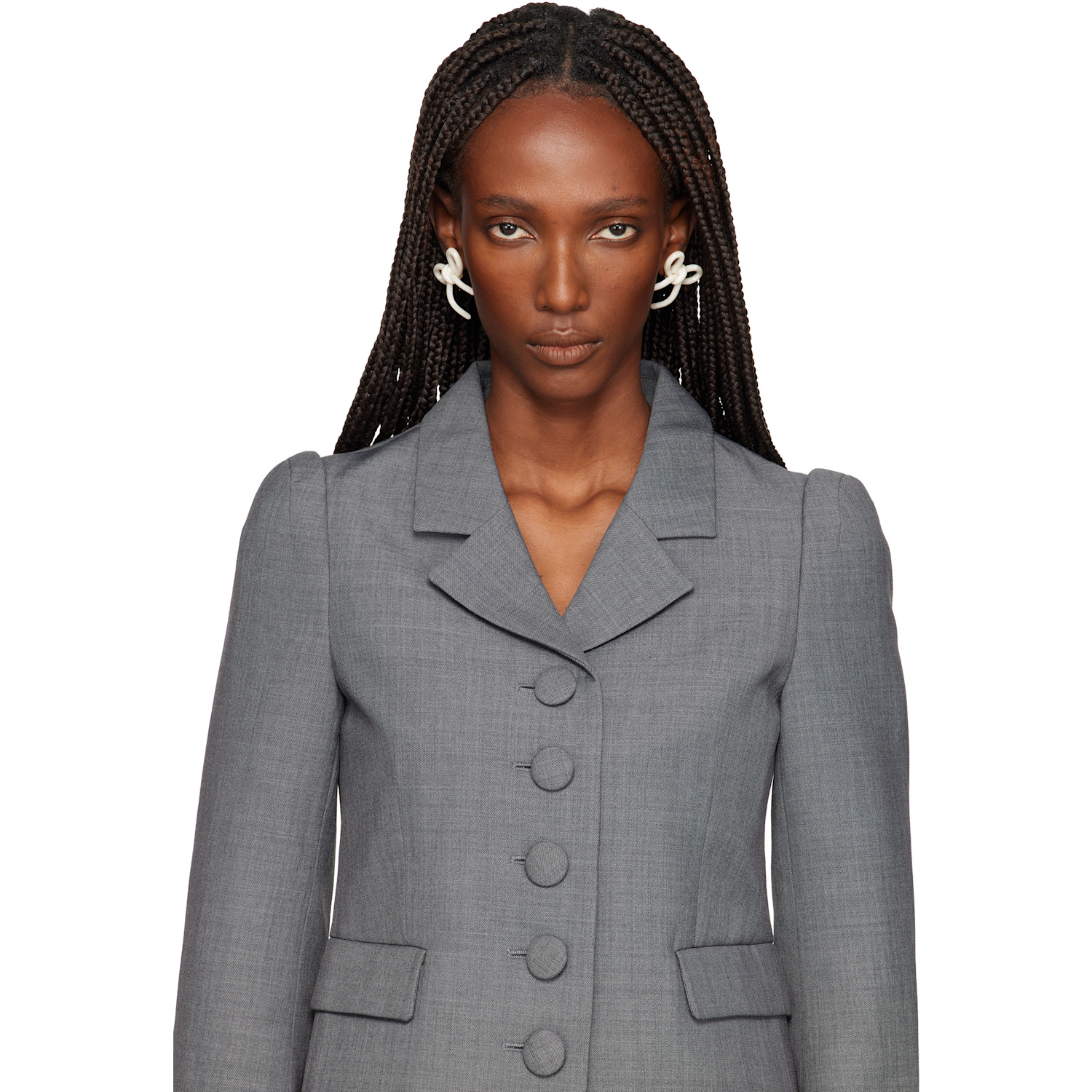  Shushu/tong Ssense Exclusive Yvmin Edition Bow Earrings 