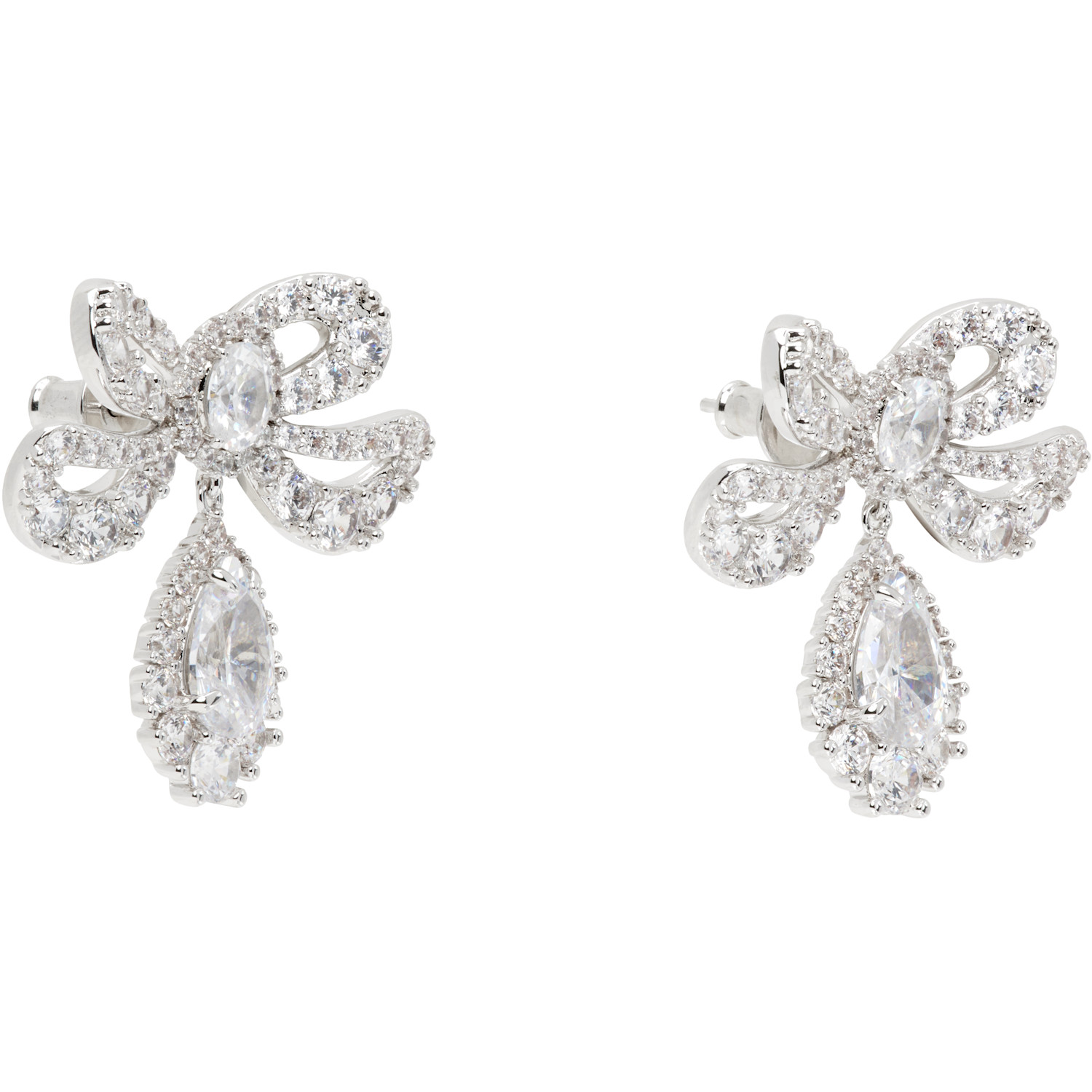  Shushu/tong Yvmin Edition Lissome Gem Bowknot Earrings 