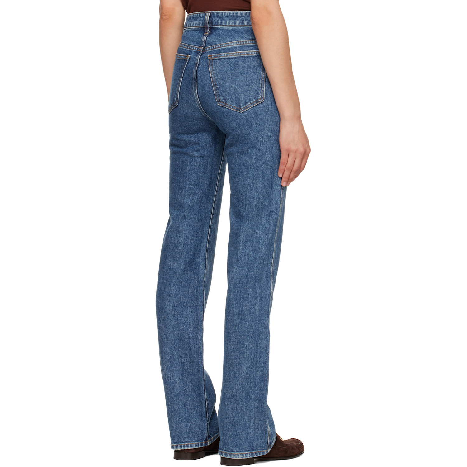  Khaite Blue Danielle Stretch Jeans 