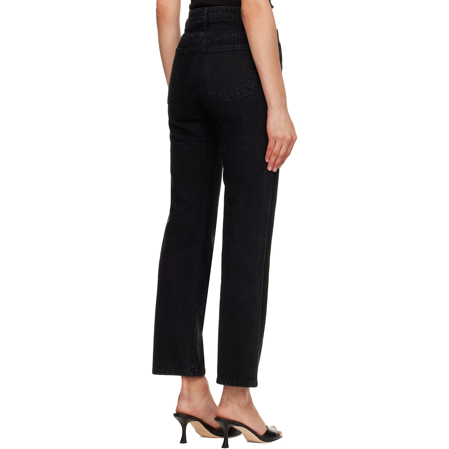  Khaite Black Abigail Jeans 