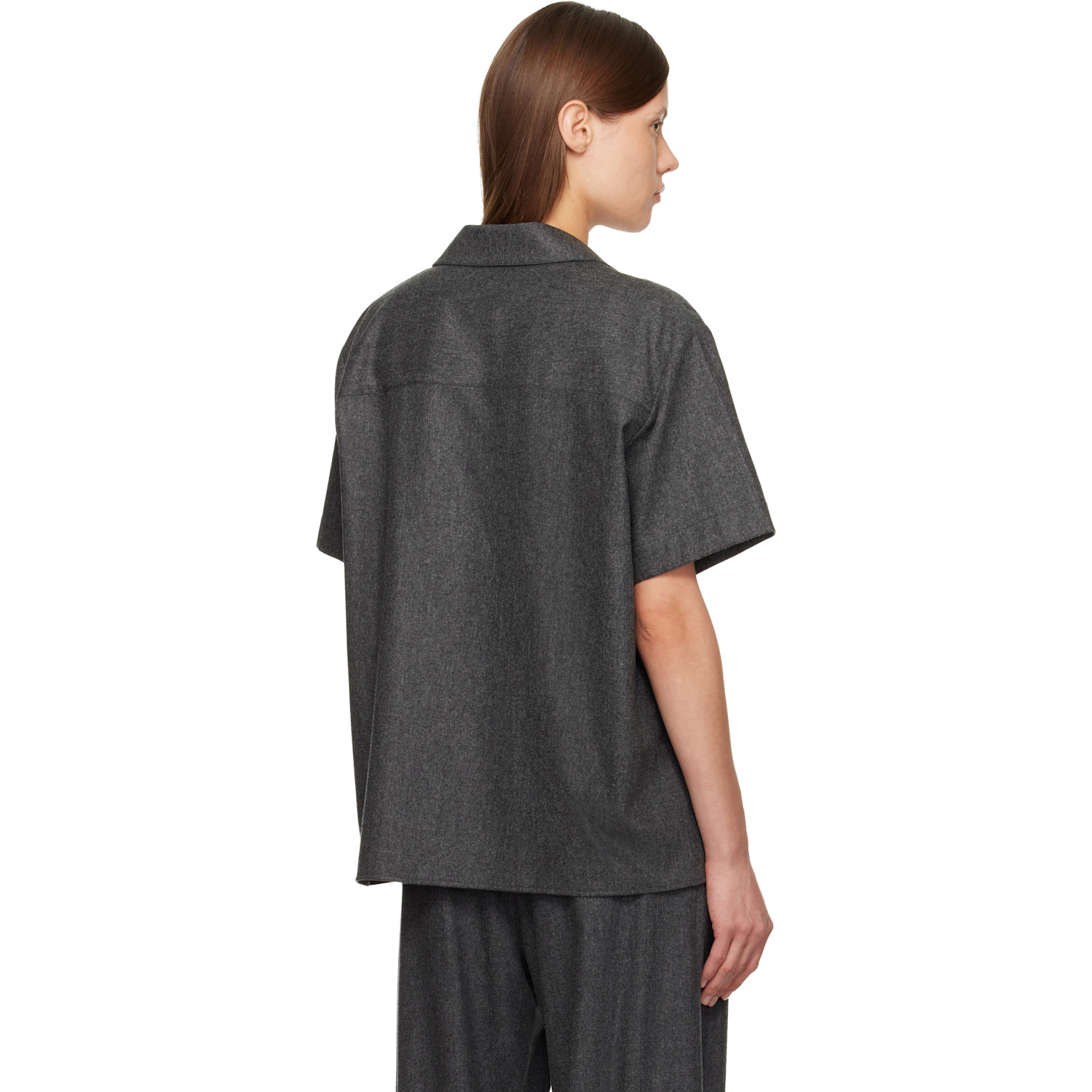  Khaite Gray Riordan Shirt 