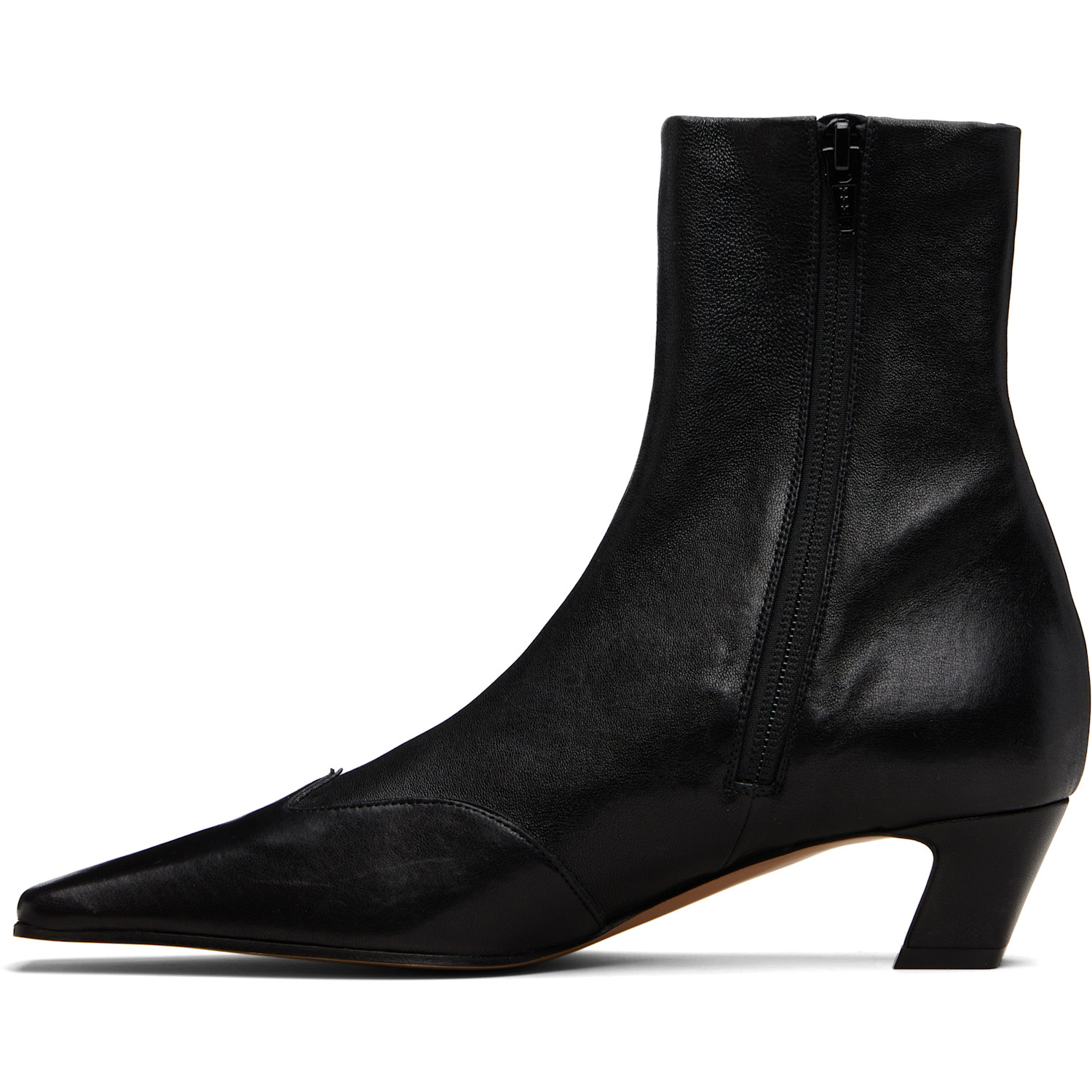  Khaite Black Nevada Stretch Low Boots 