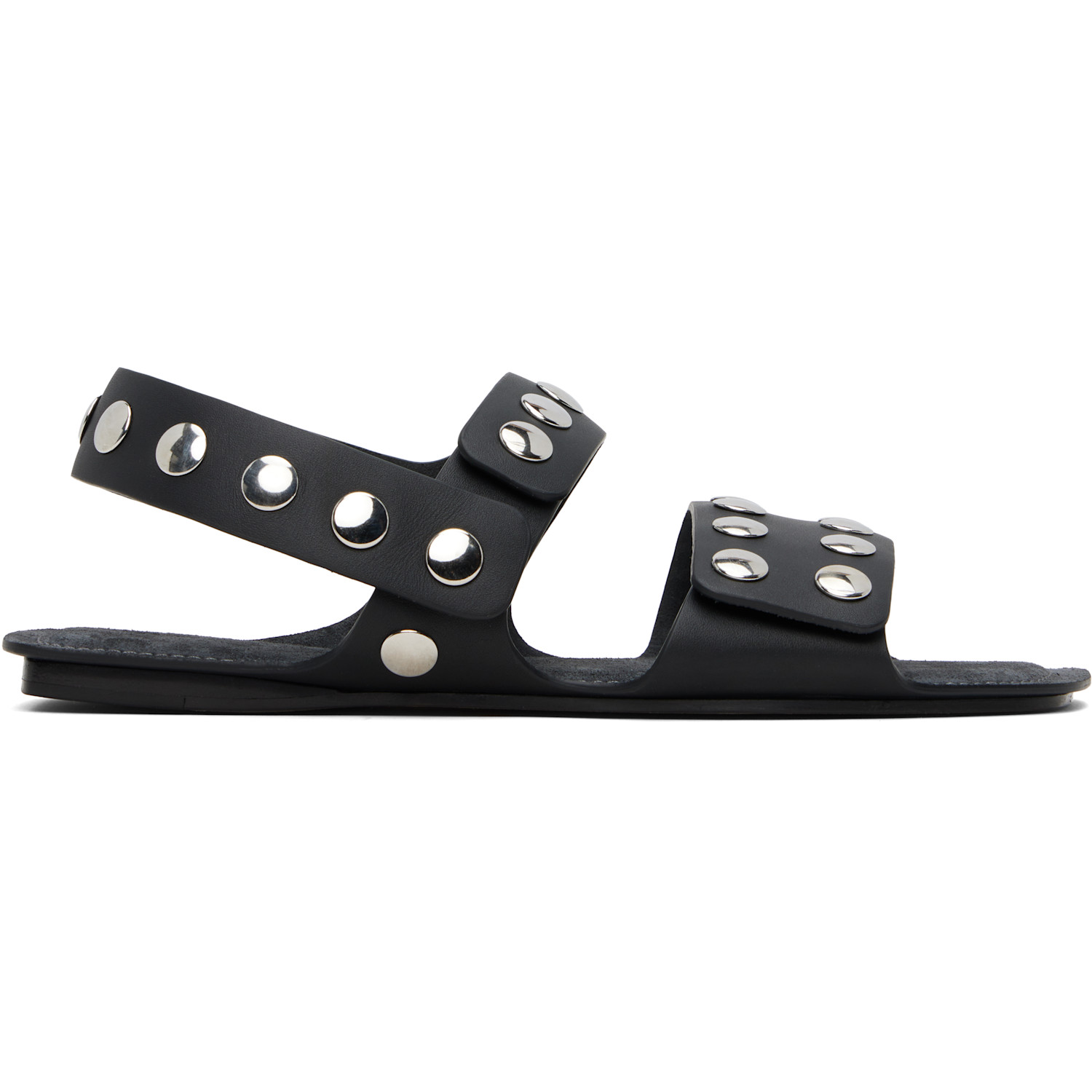 KHAITE Black Boden Sandals