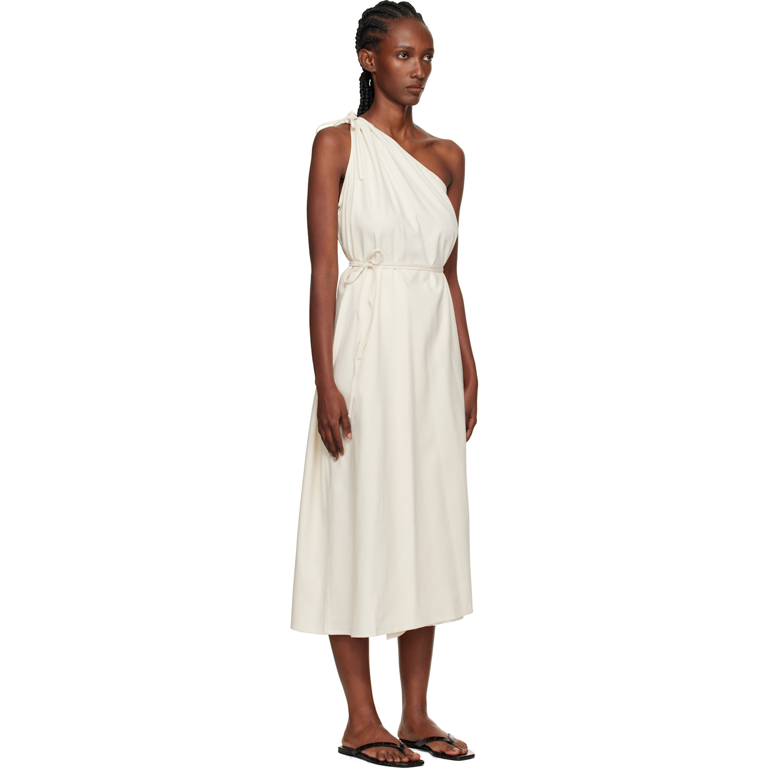  Baserange Off-white View Midi Dress 