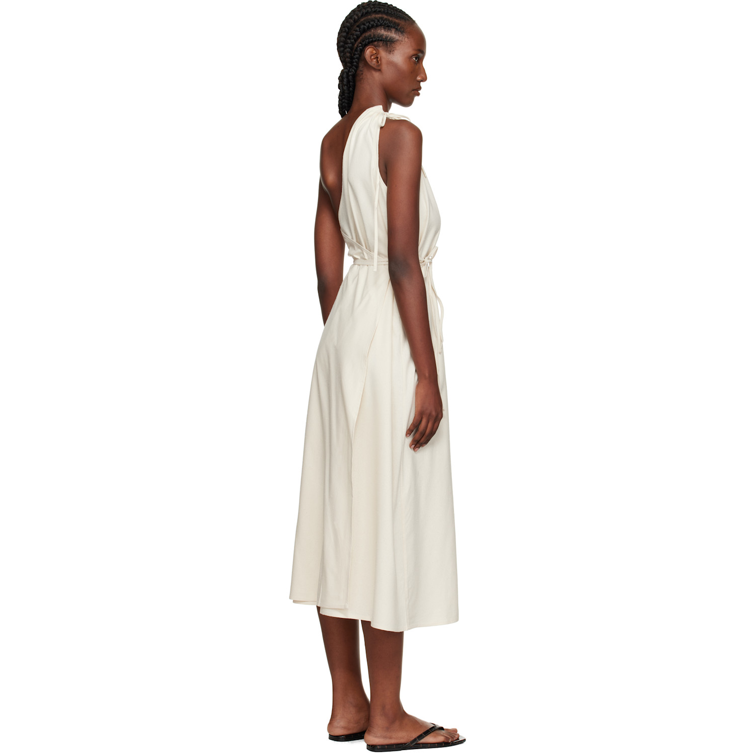  Baserange Off-white View Midi Dress 