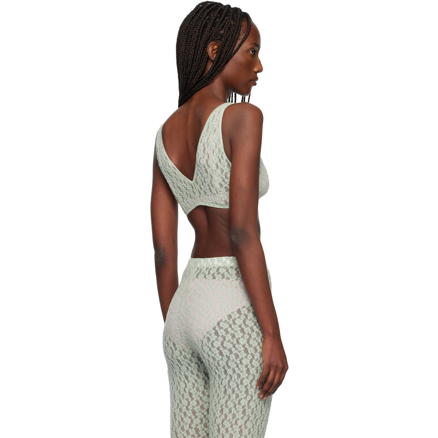  Baserange Green Crescent Bralette 