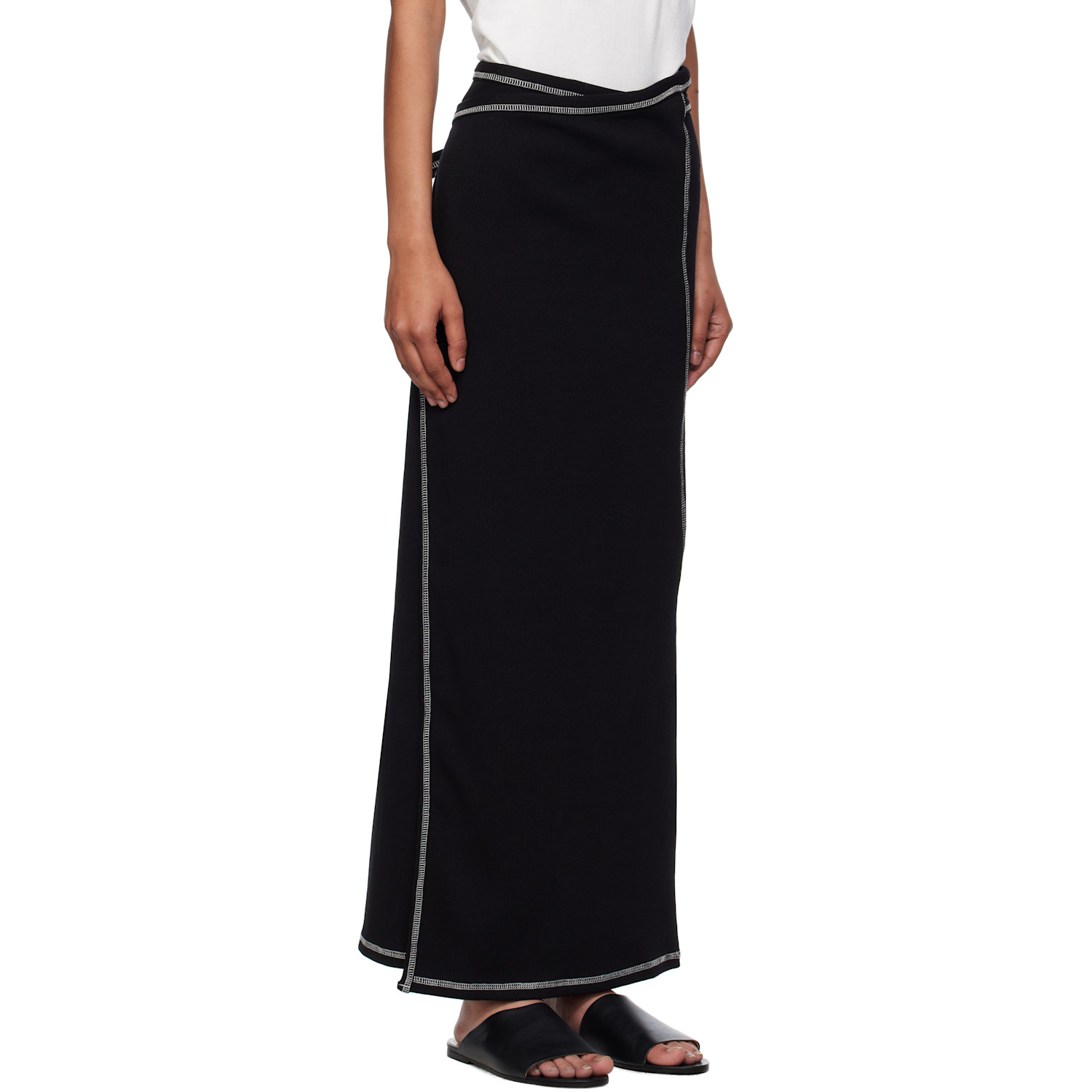  Baserange Black Brig Maxi Skirt 
