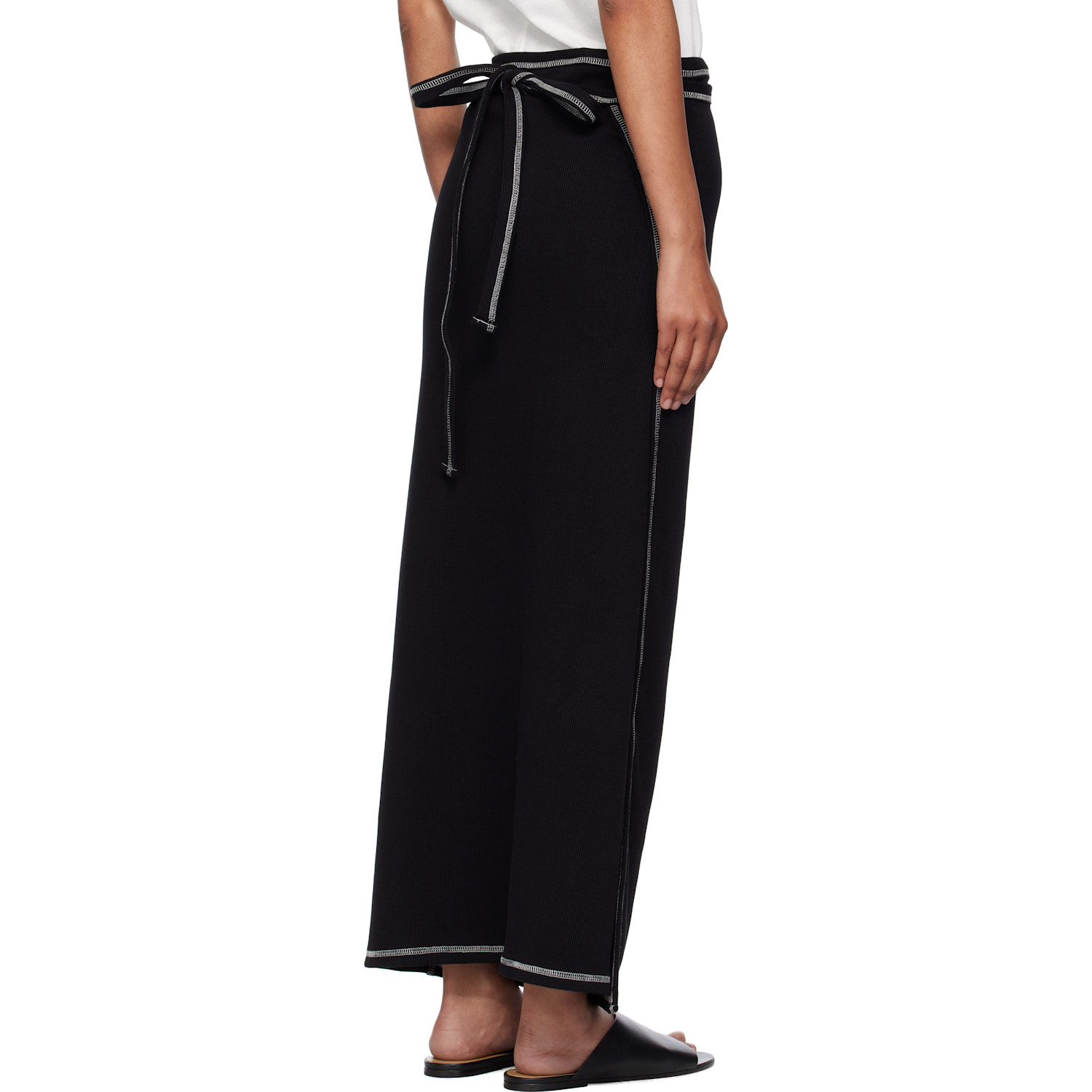  Baserange Black Brig Maxi Skirt 