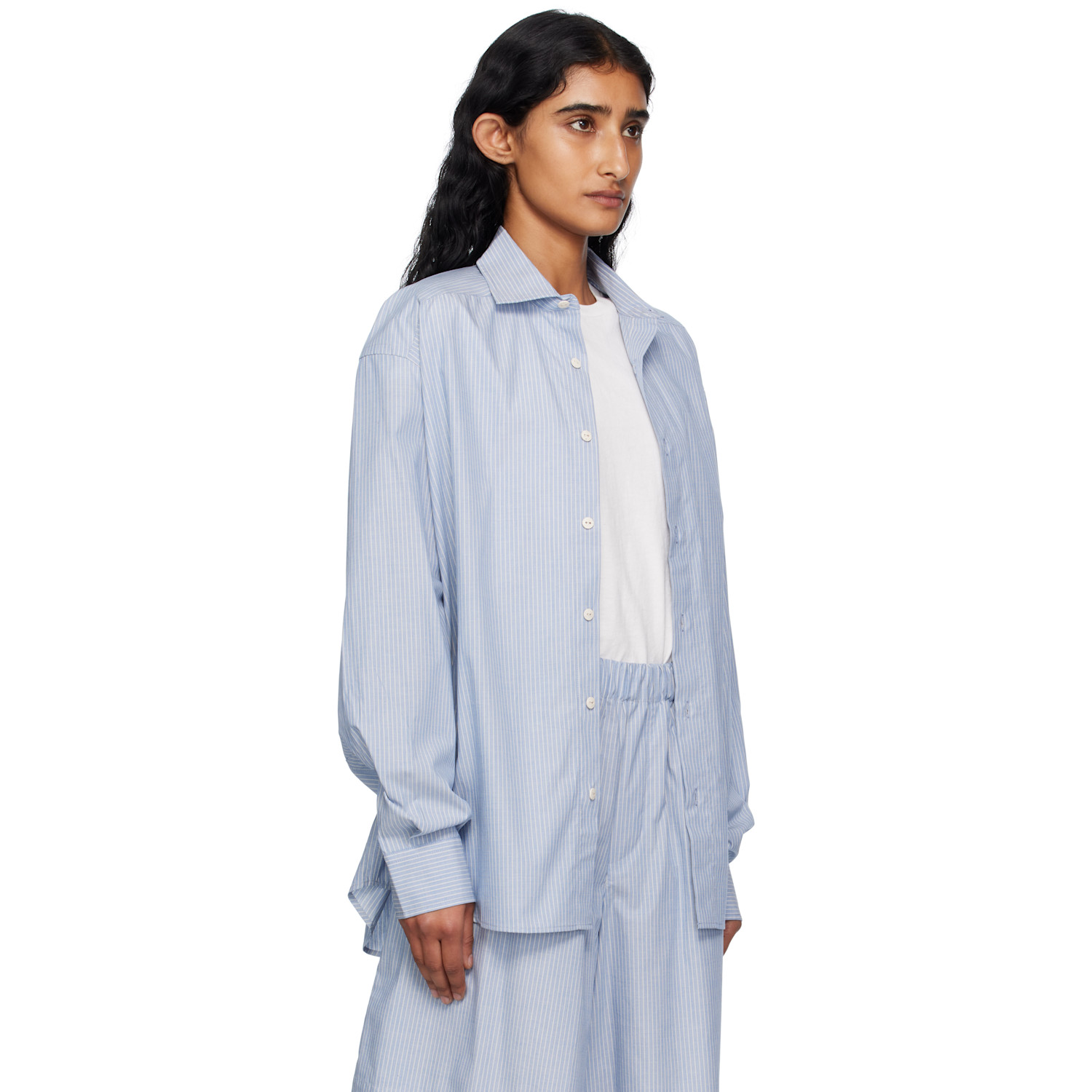  Baserange Blue Claude Shirt 