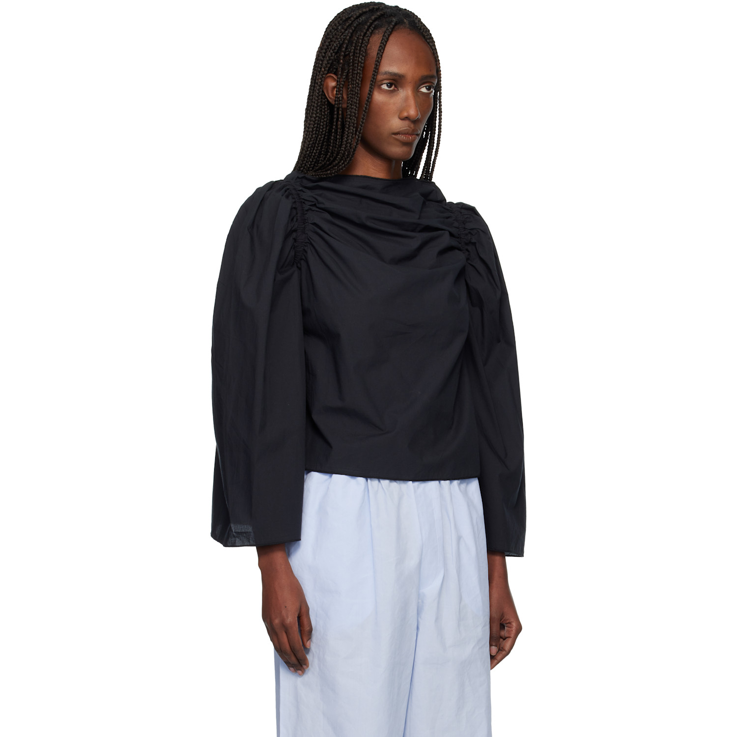  Baserange Black Simmon Blouse 