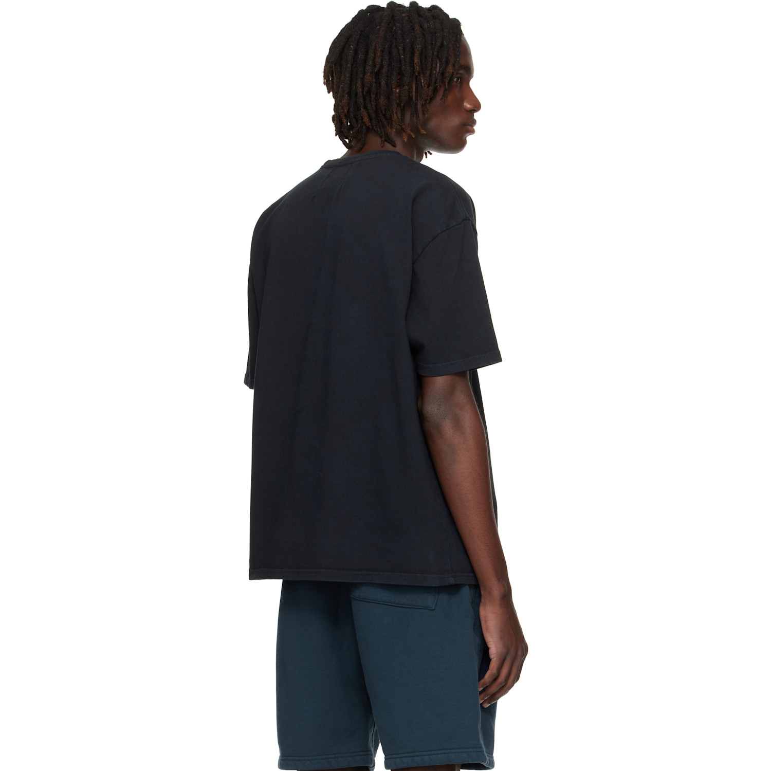  Rhude Black International Racing Logo T-shirt 