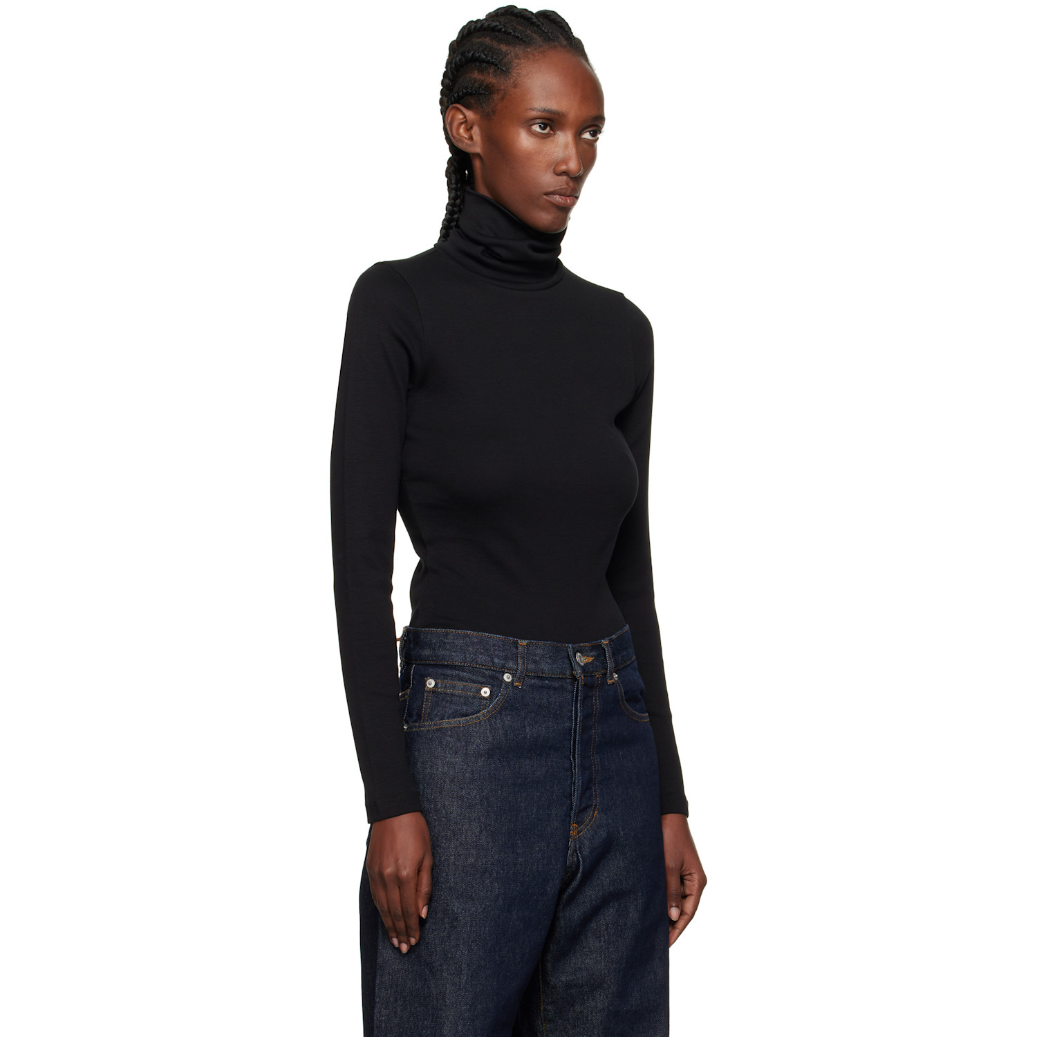  Flore Flore Black Dinah Turtleneck 