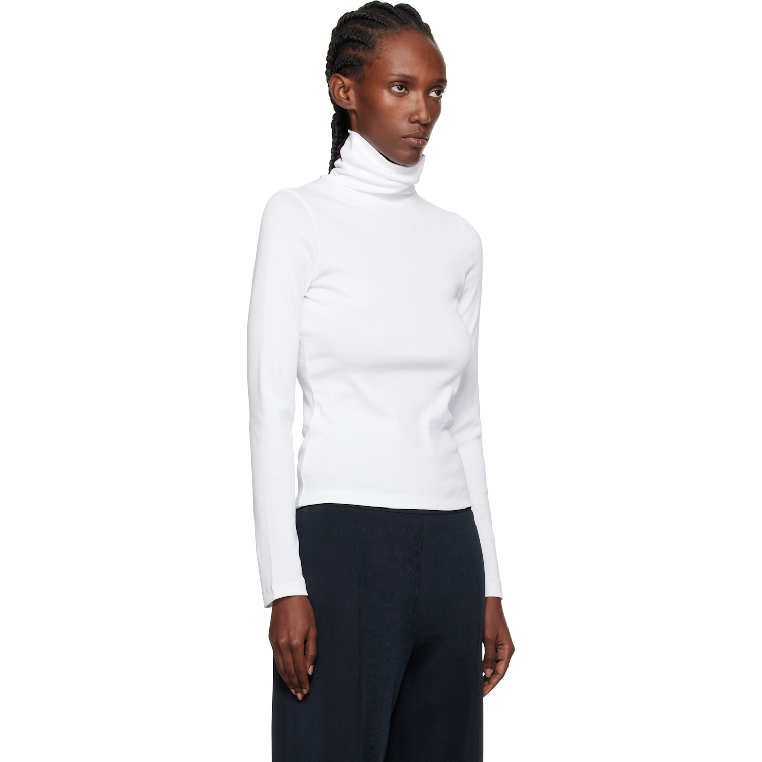 Flore Flore White Dinah Turtleneck 