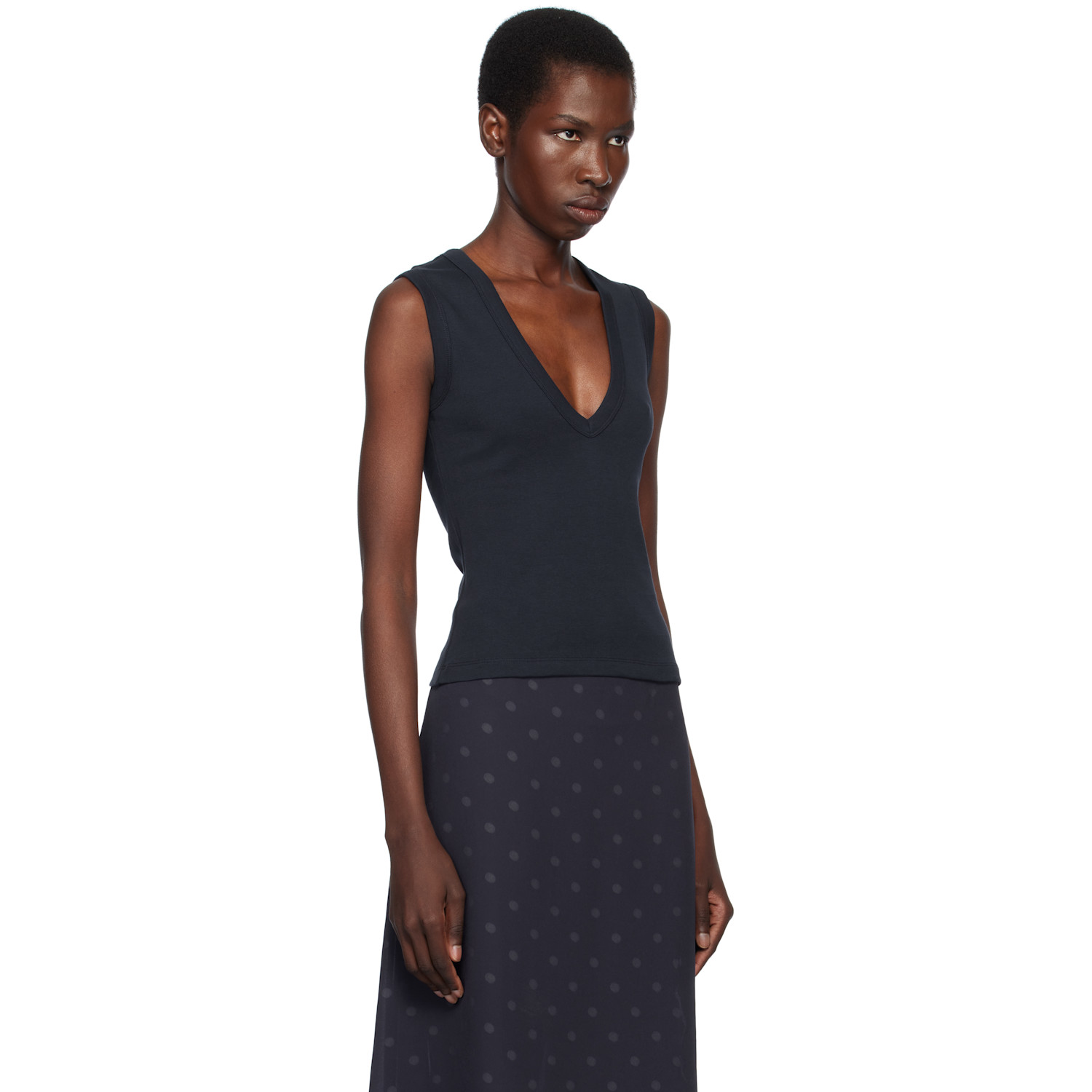  Flore Flore Navy Dewi Tank Top 