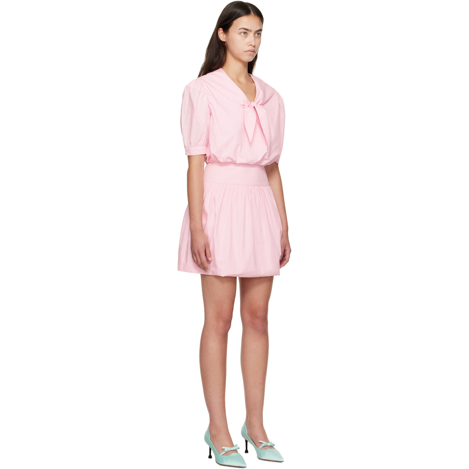  Ashley Williams Pink Yuki Minidress 