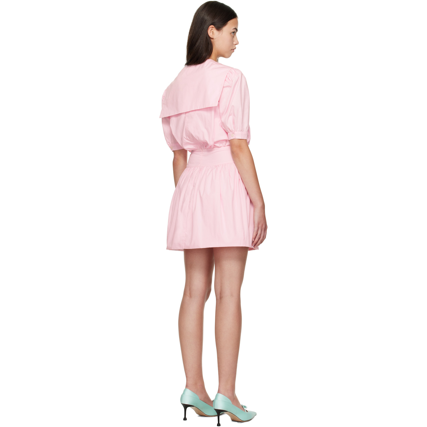  Ashley Williams Pink Yuki Minidress 