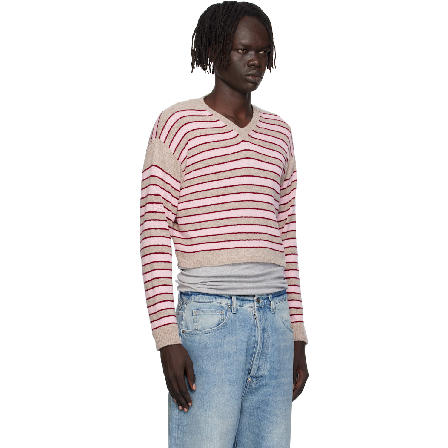  Ashley Williams Beige Molly Knit Sweater 
