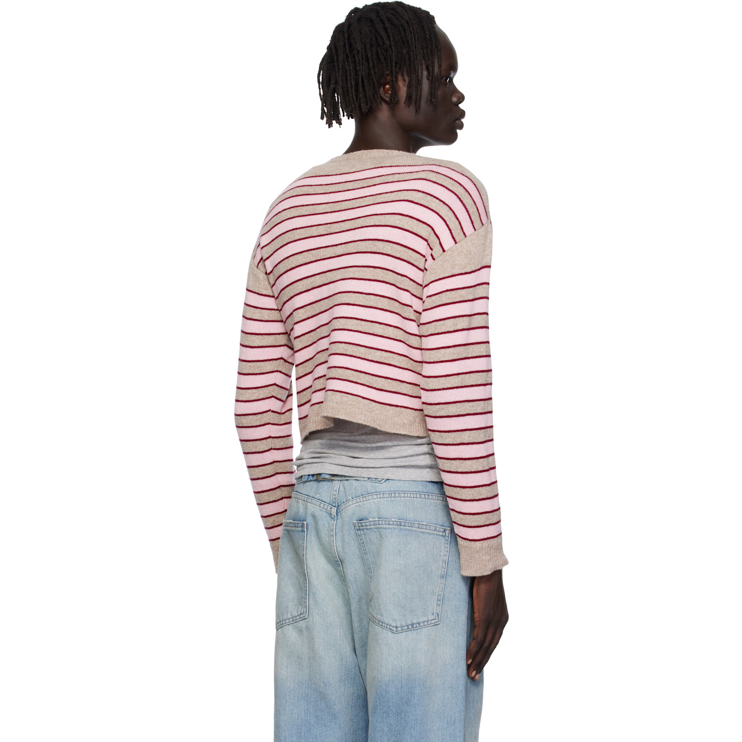  Ashley Williams Beige Molly Knit Sweater 