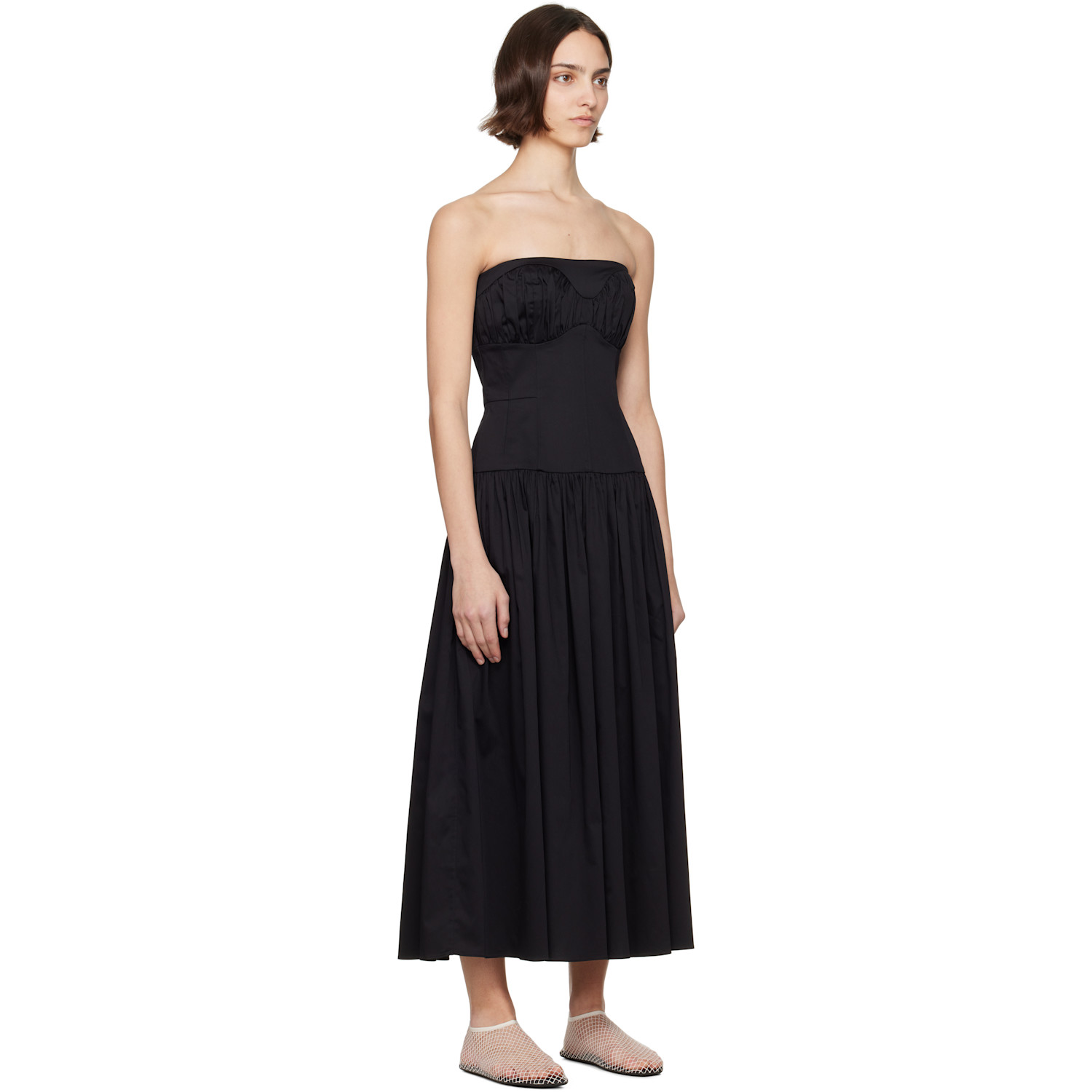  Tove Black Lauryn Midi Dress 
