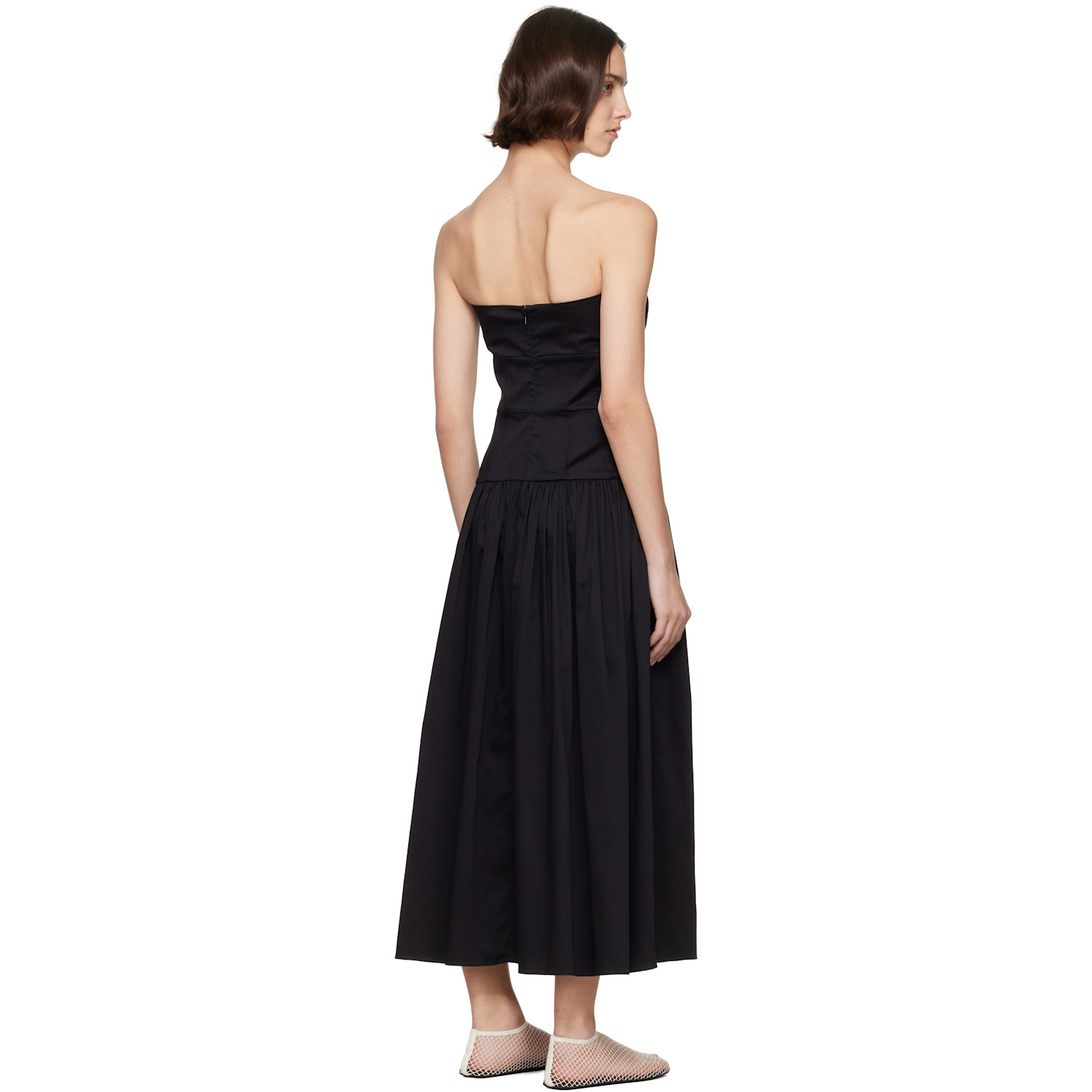  Tove Black Lauryn Midi Dress 