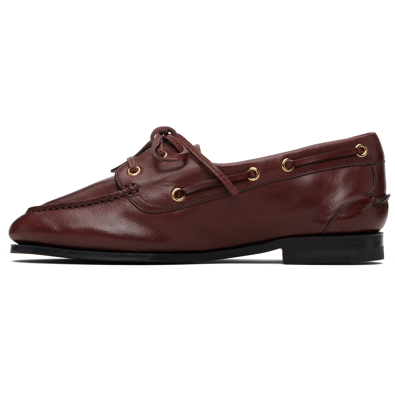  Bally Burgundy Plume Loafers 