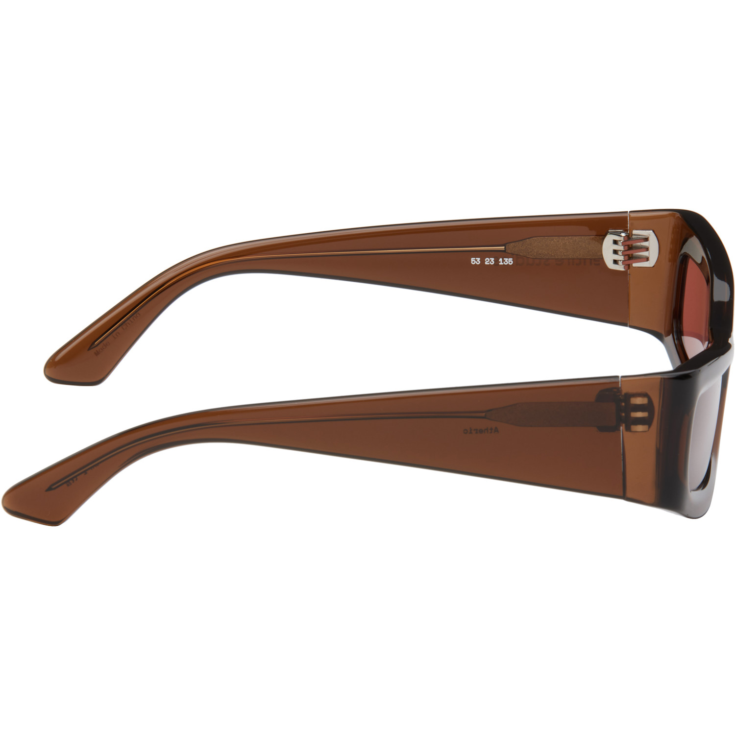  Entire Studios Brown Atheric Sunglasses 
