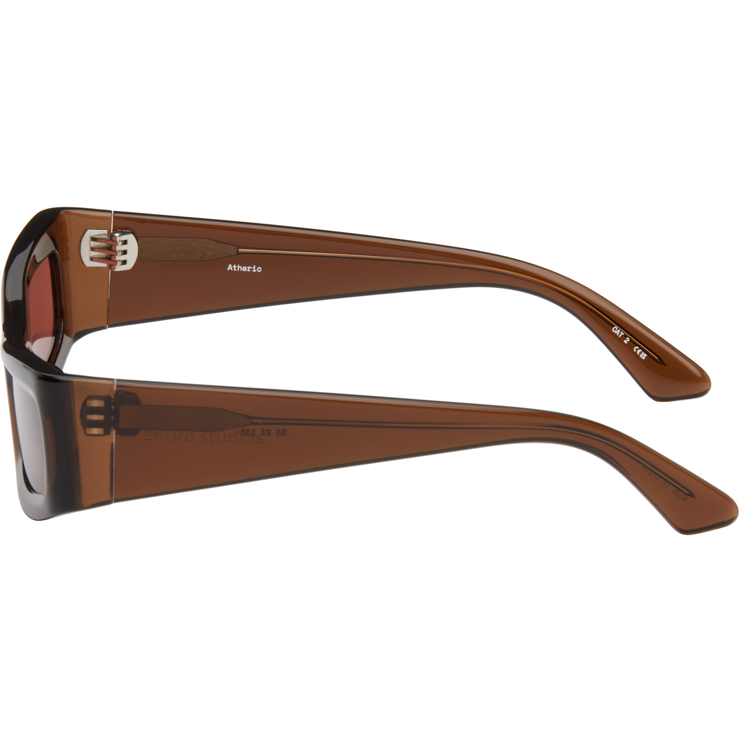  Entire Studios Brown Atheric Sunglasses 